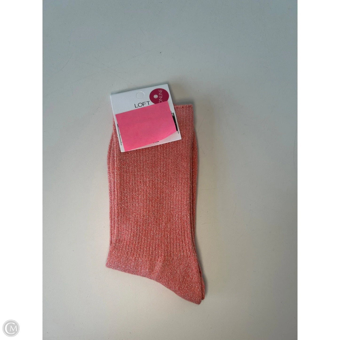 Socks By Loft In Pink, Size: Osfm
