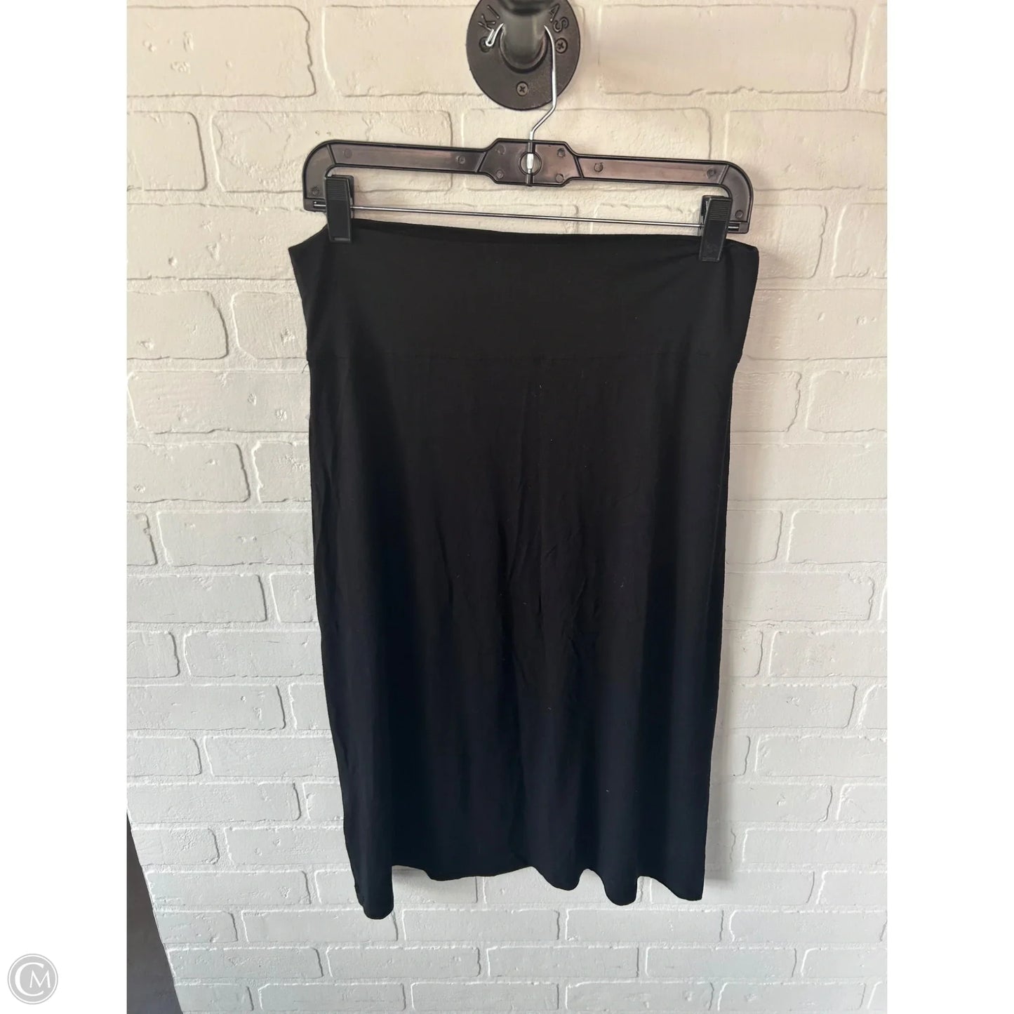 Skirt Midi By Eileen Fisher In Black, Size: 8p