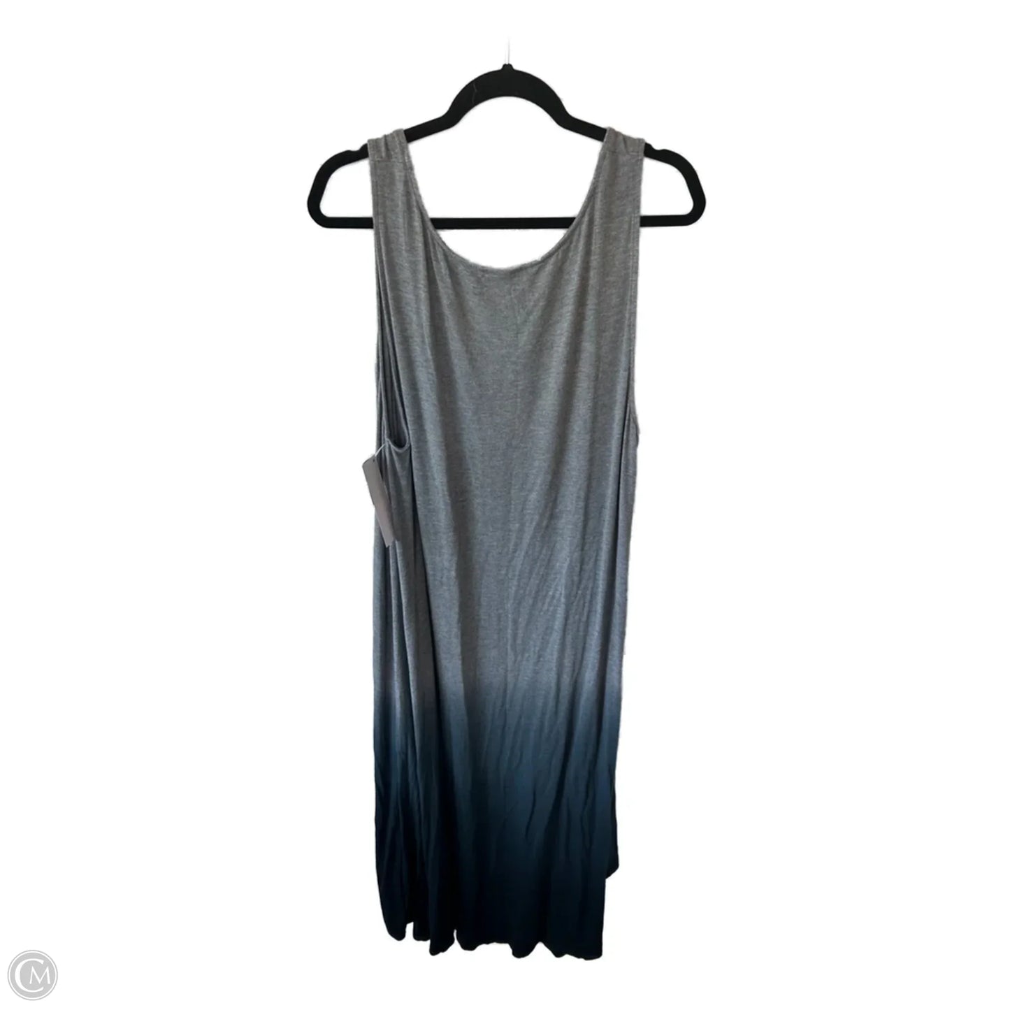 Dress Casual Midi By Torrid In Blue & Grey, Size: 4x