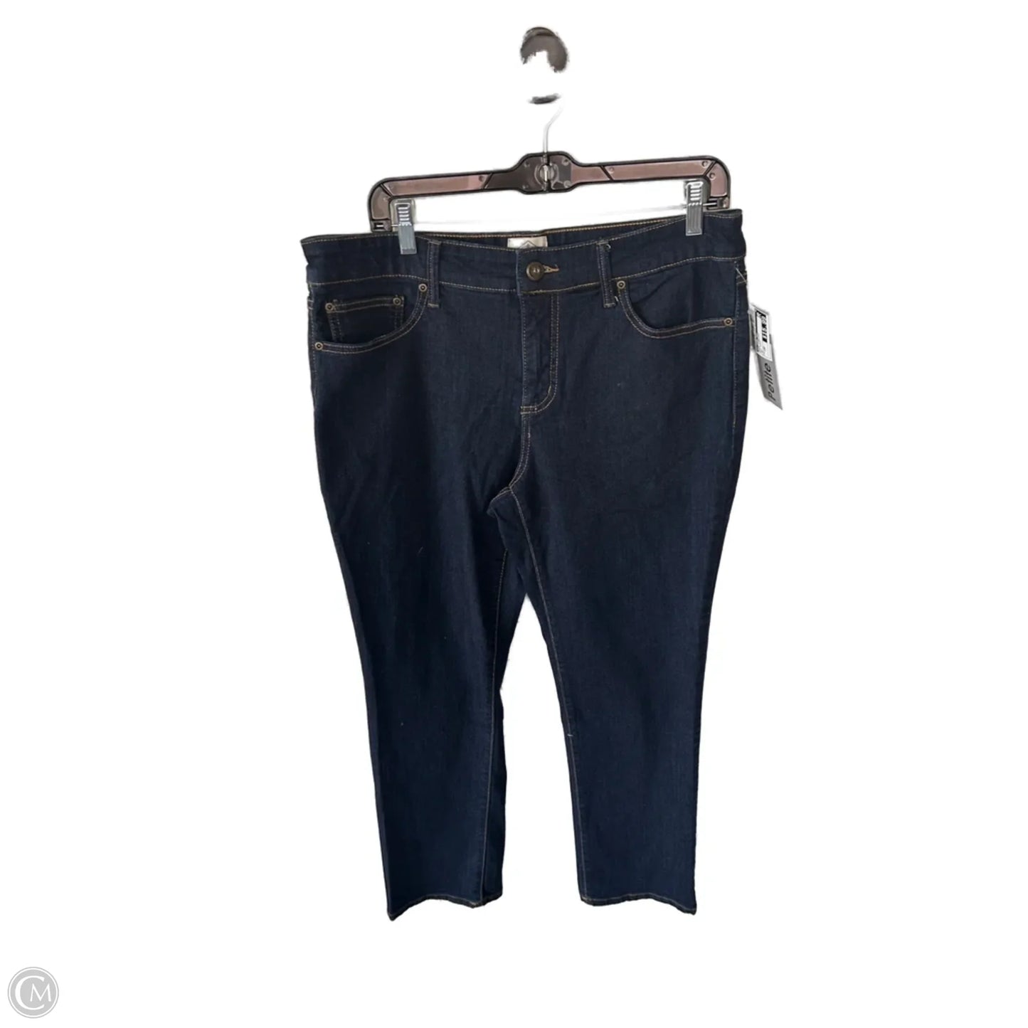 Jeans Straight By St Johns Bay In Blue Denim, Size: 14p
