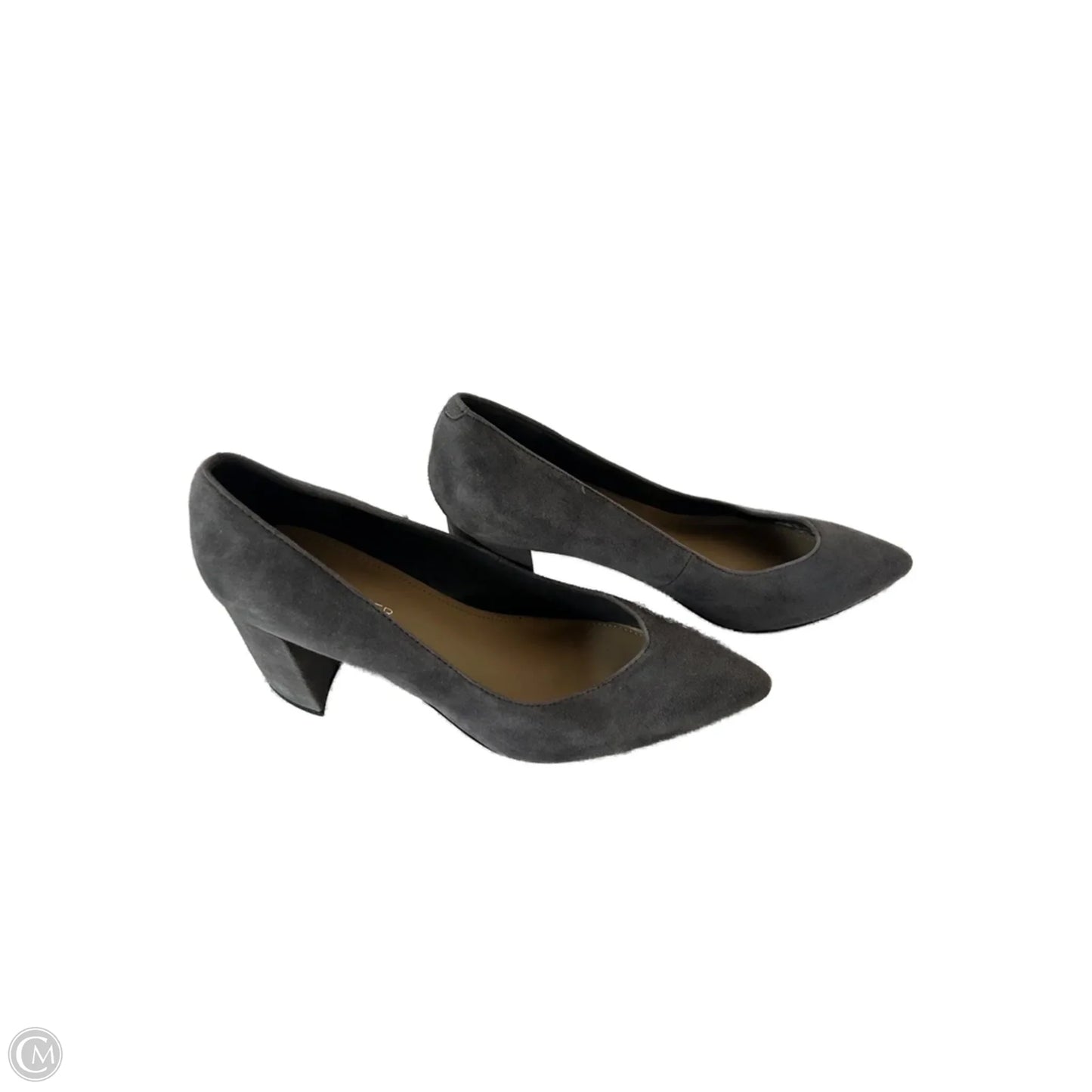 Shoes Heels Block By Marc Fisher In Grey, Size: 7.5