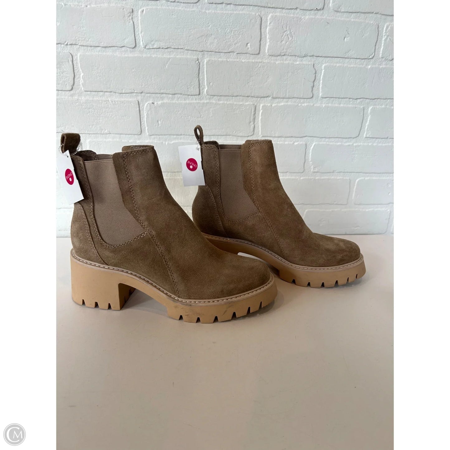 Boots Mid-calf Heels By Dolce Vita In Tan, Size: 8