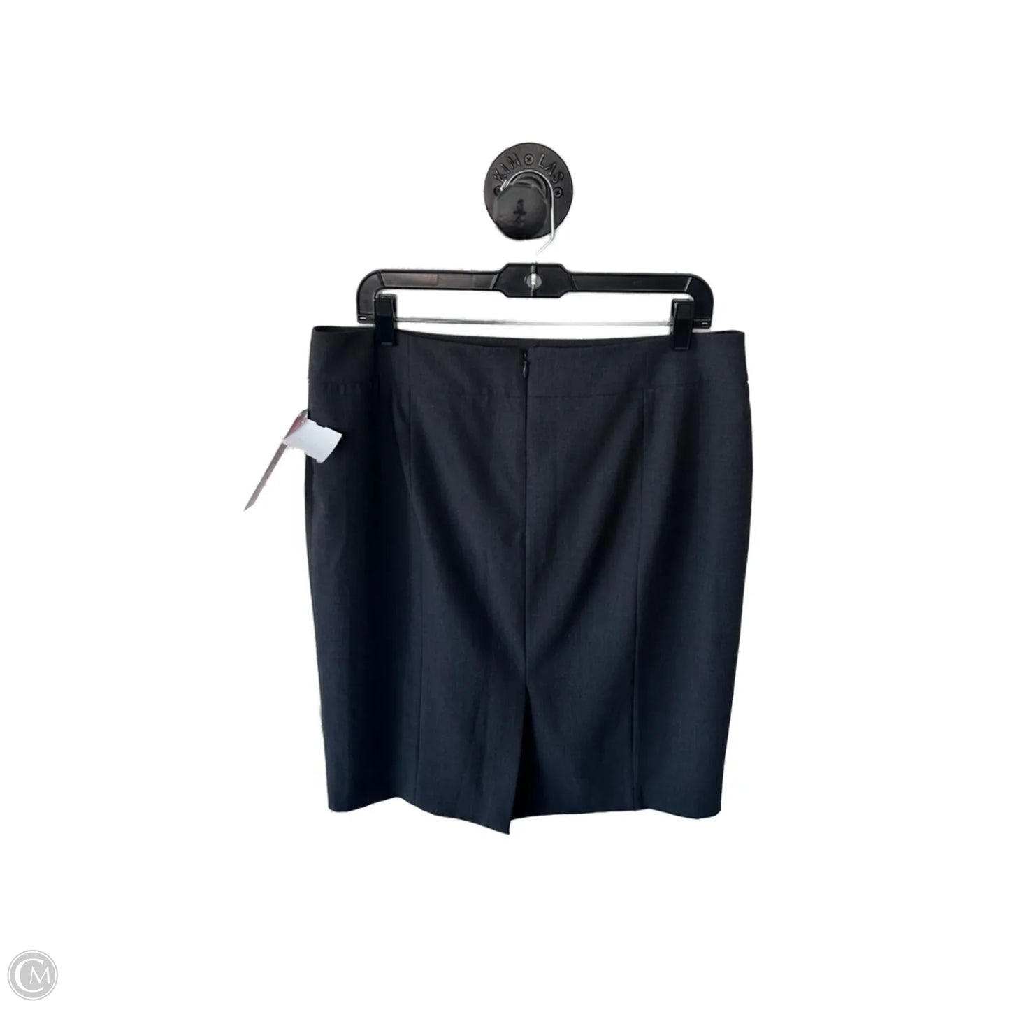 Skirt Midi By Calvin Klein In Grey, Size: 14