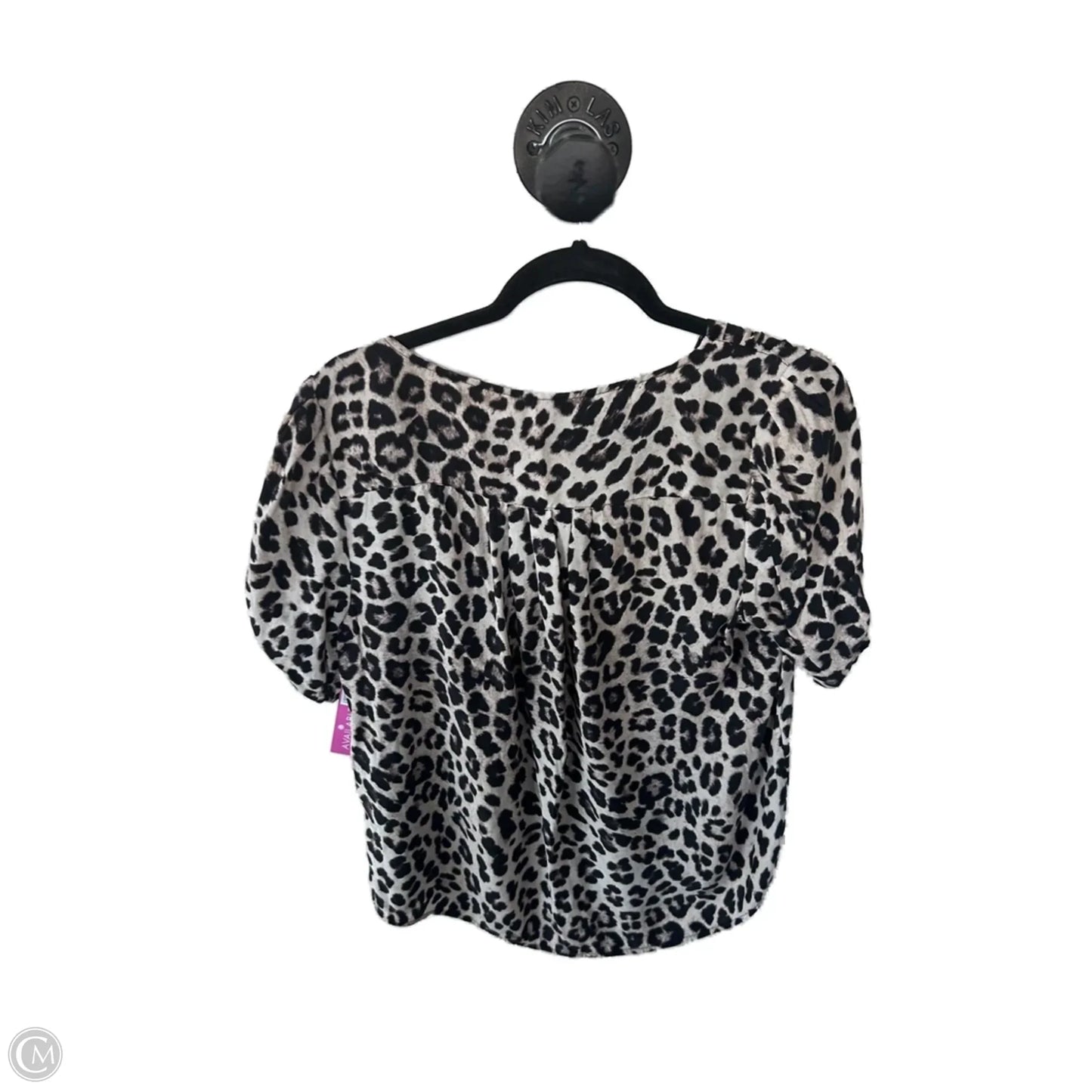 Top Short Sleeve By Joie In Animal Print, Size: M