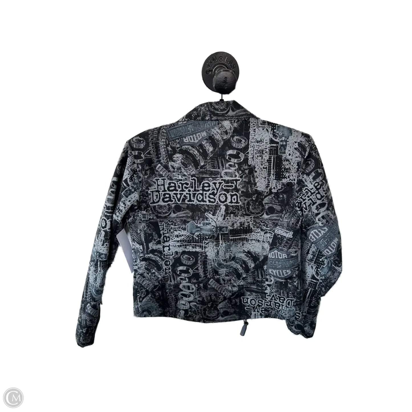 Jacket Moto By Harley Davidson In Grey, Size: Xs