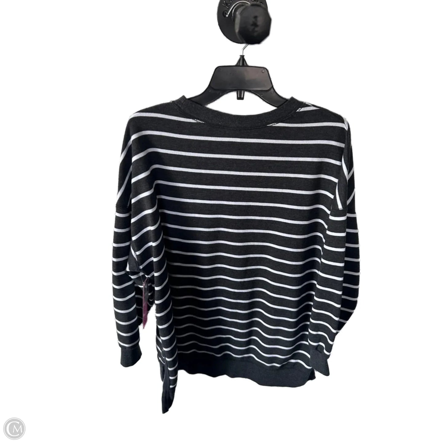 Sweatshirt Crewneck By Old Navy In Grey & White, Size: Xl