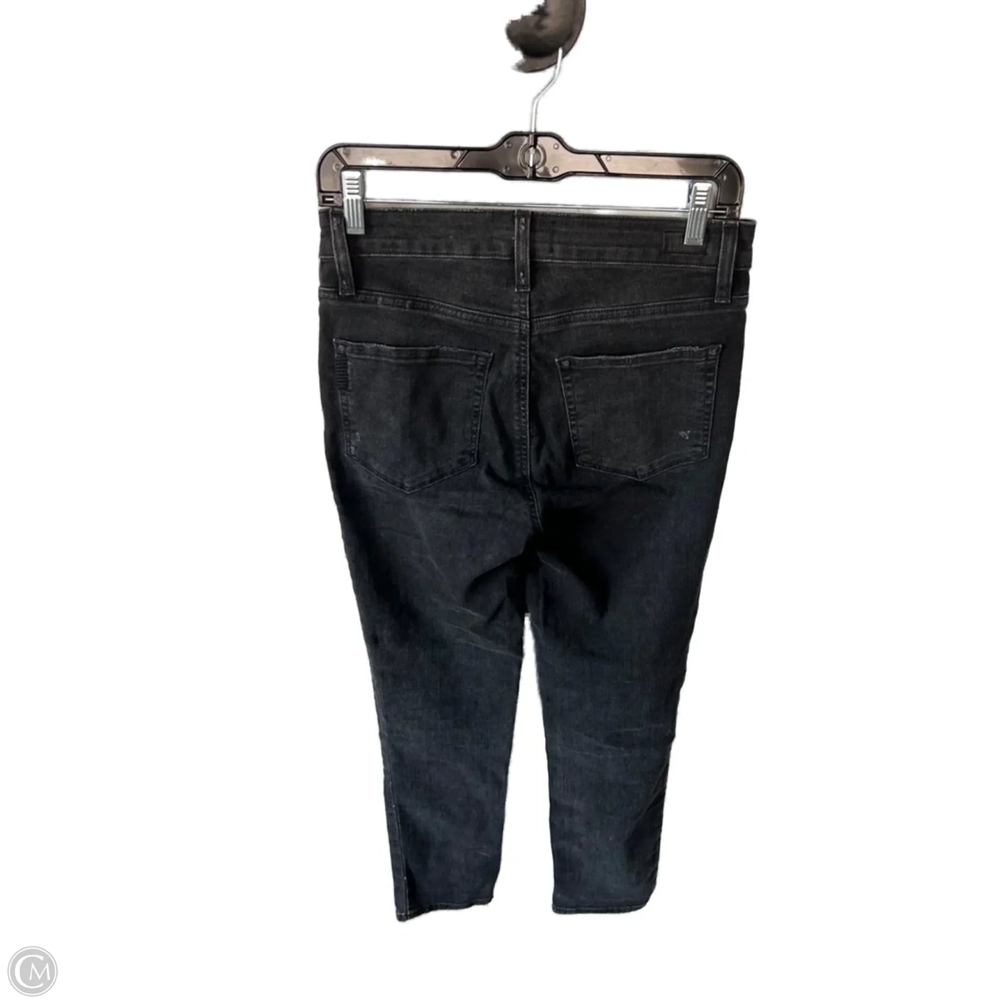 Jeans Skinny By Paige In Black Denim, Size: 2