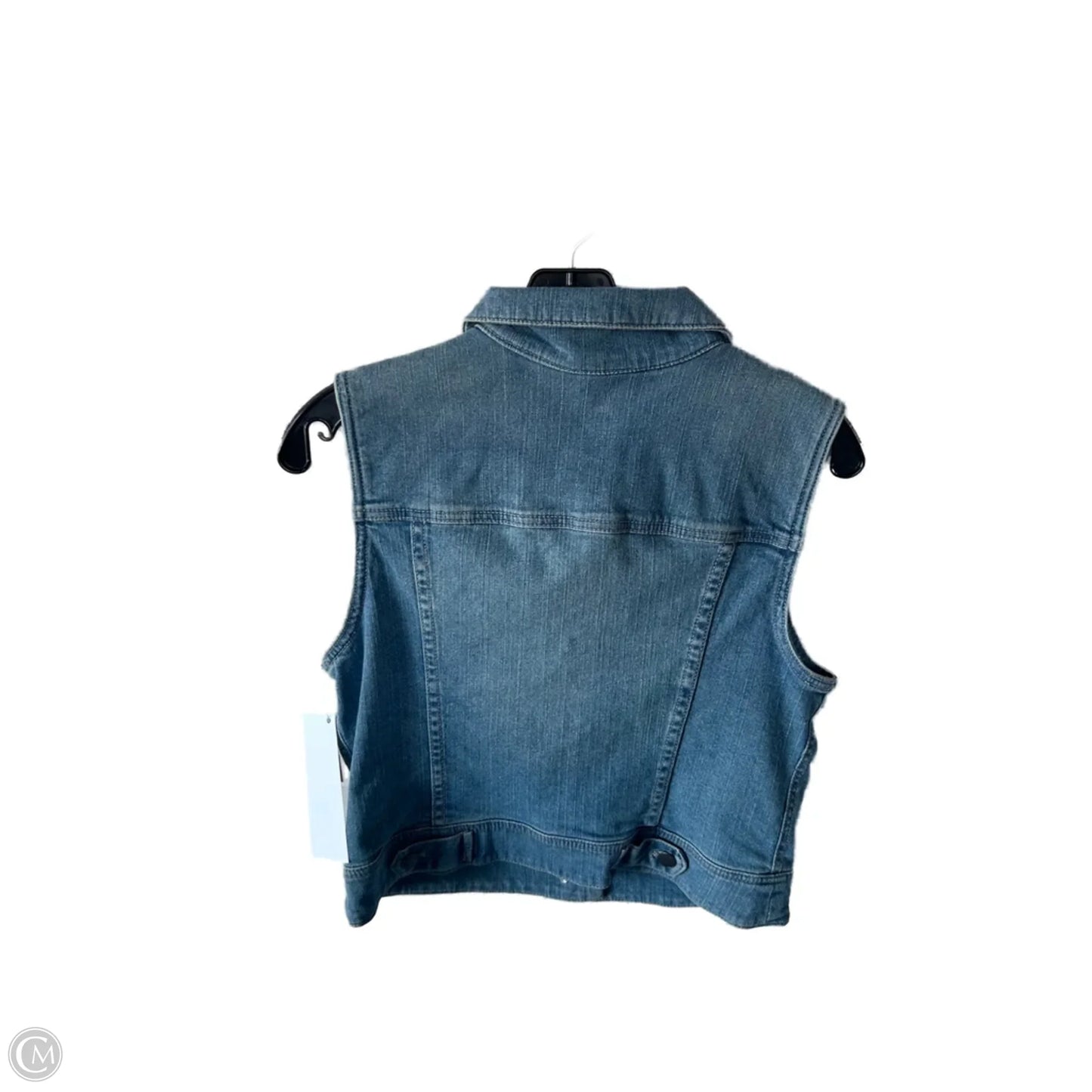Vest Other By J. Jill In Blue Denim, Size: Xsp