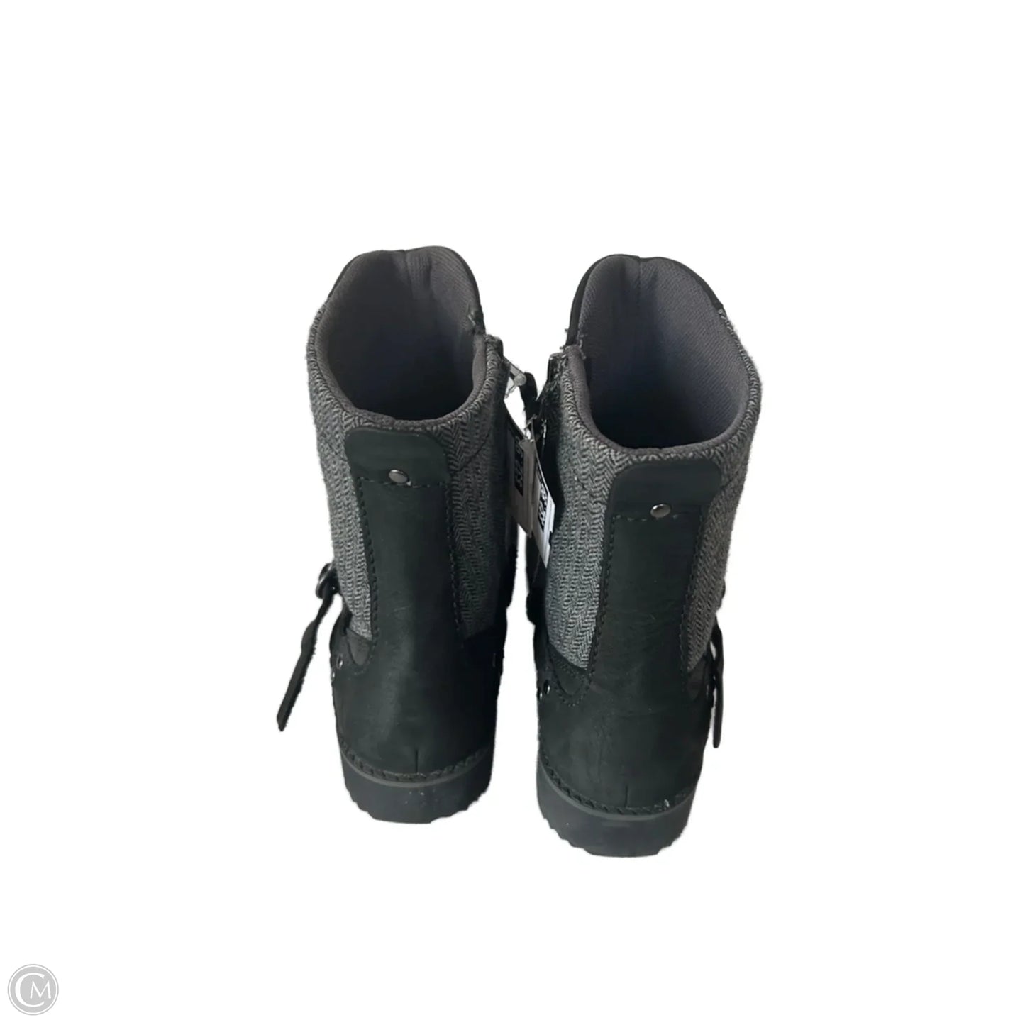 Boots Mid-calf Flats By Eddie Bauer In Black, Size: 7