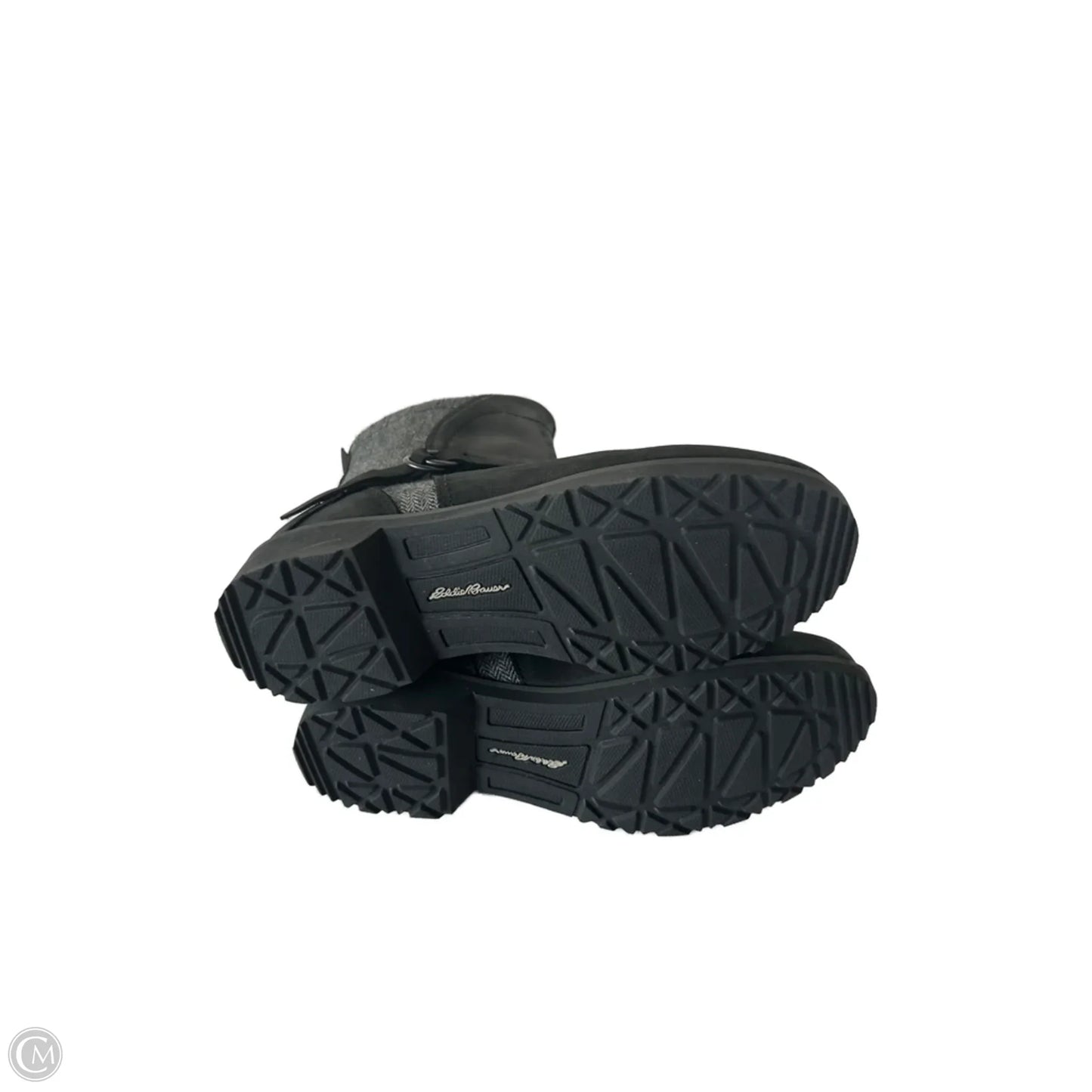 Boots Mid-calf Flats By Eddie Bauer In Black, Size: 7