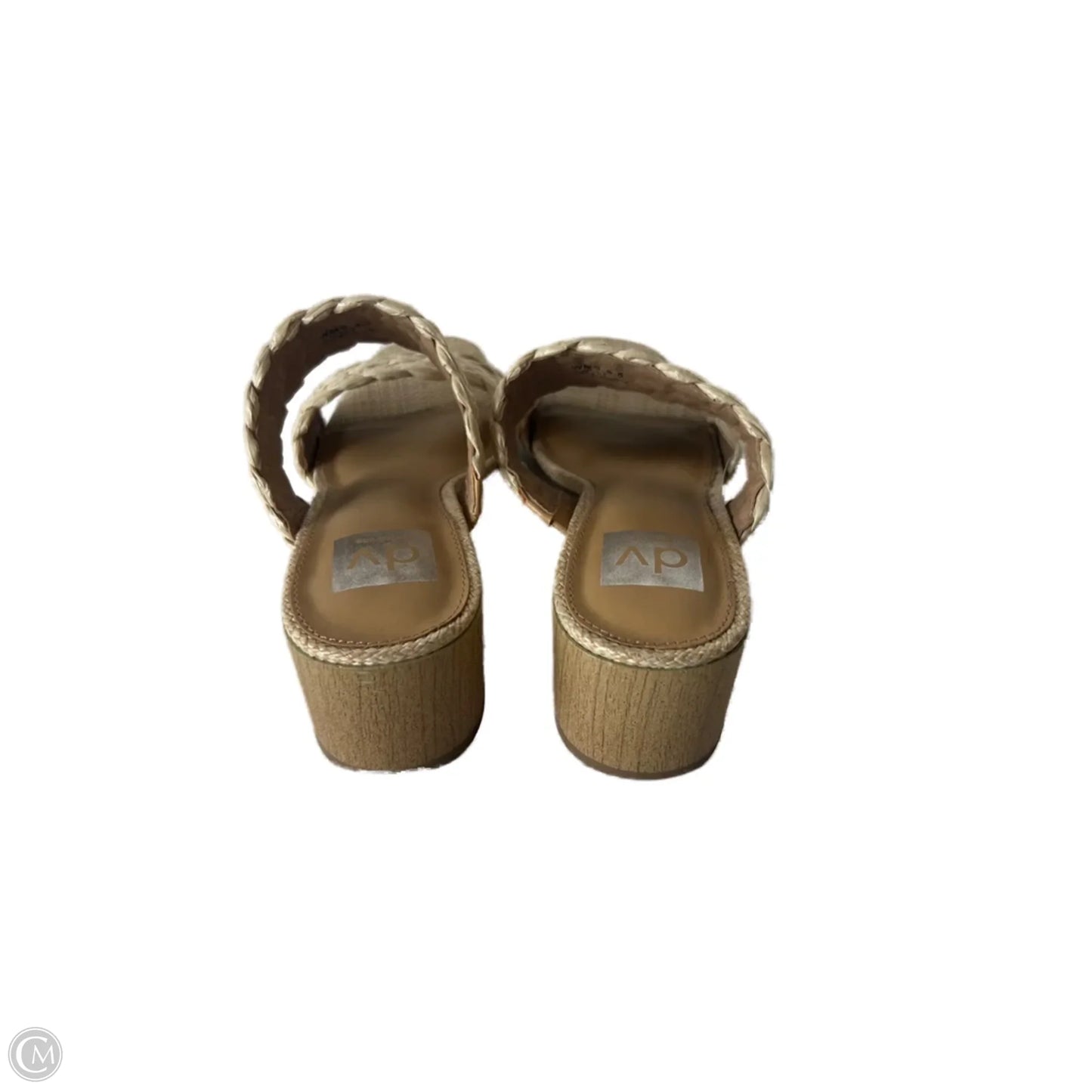 Sandals Heels Block By Dolce Vita In Tan, Size: 8.5