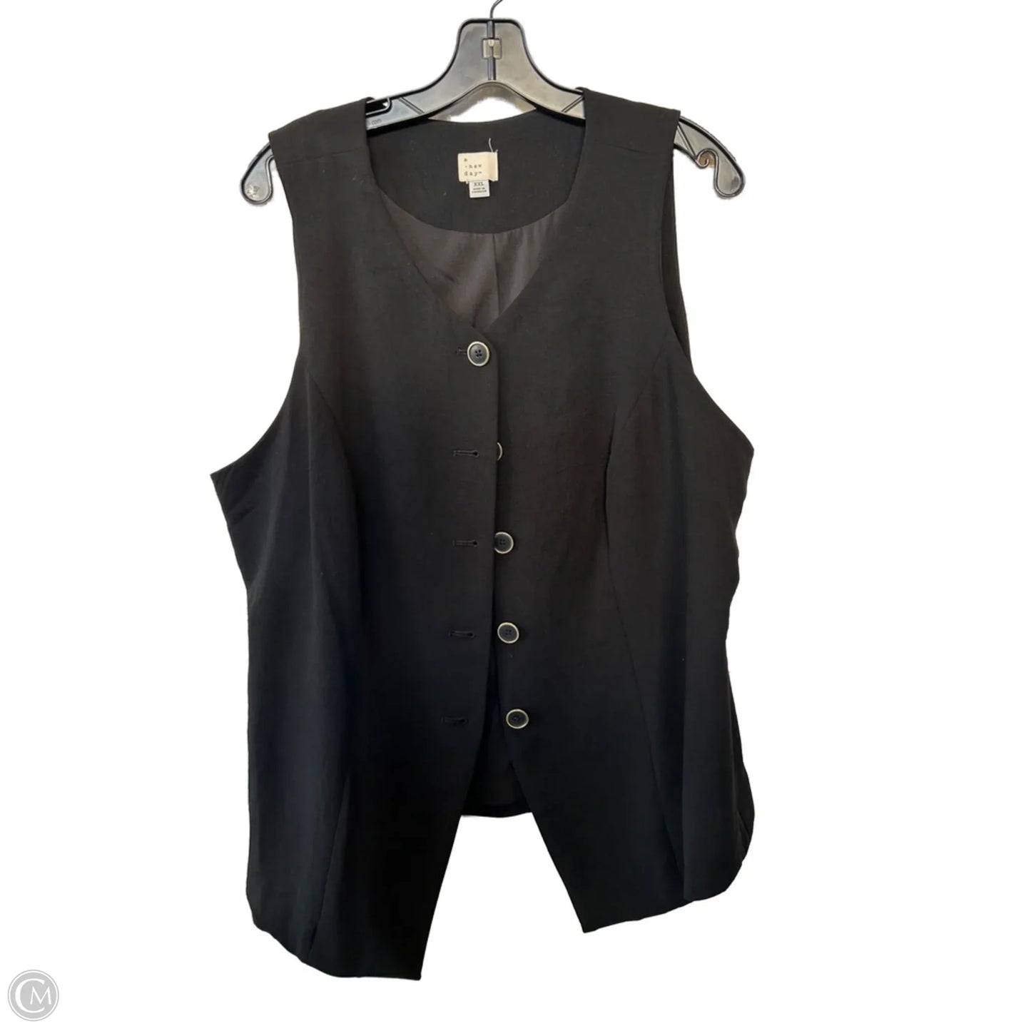 Vest Other By A New Day In Black & Gold, Size: Xxl