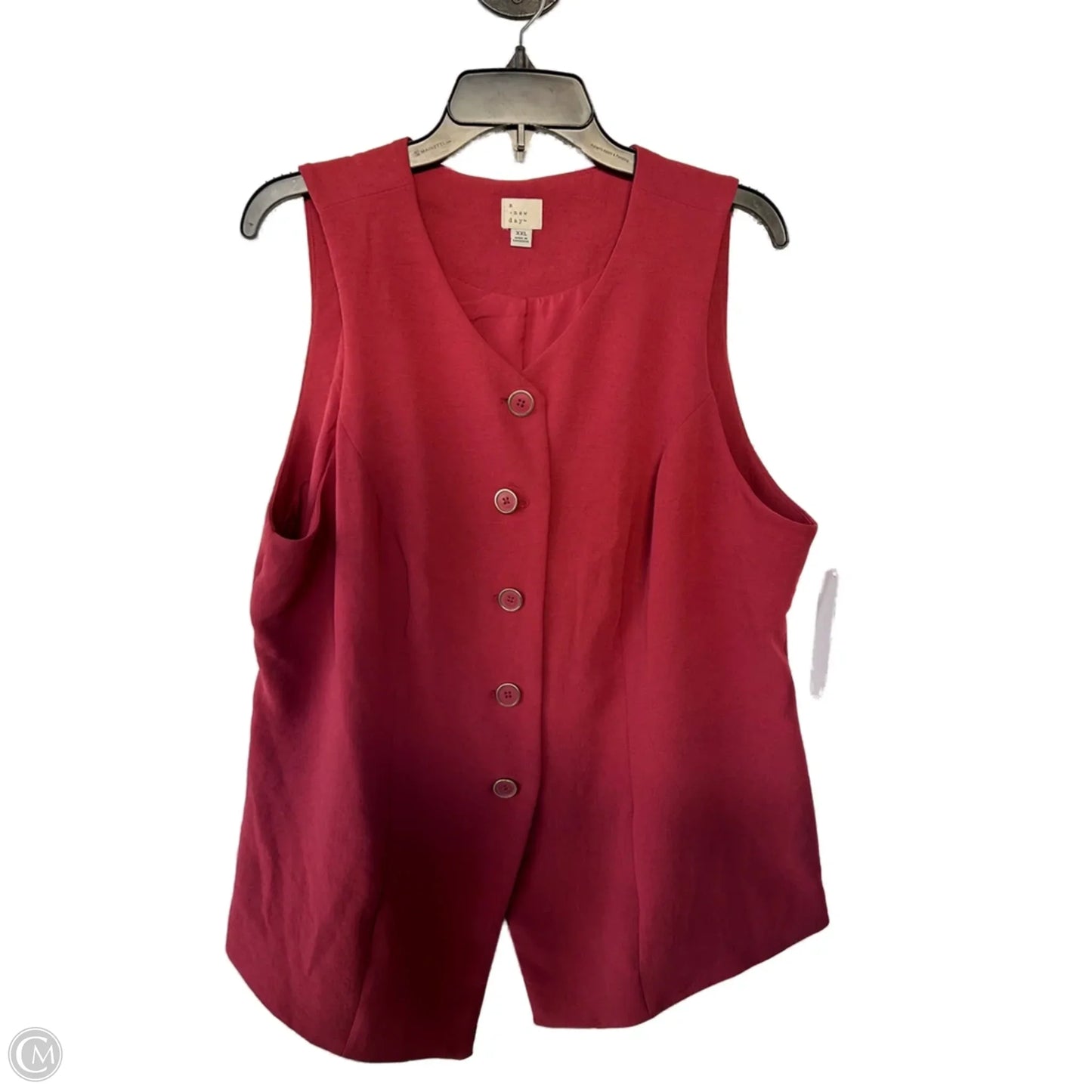 Vest Other By A New Day In Red, Size: Xxl