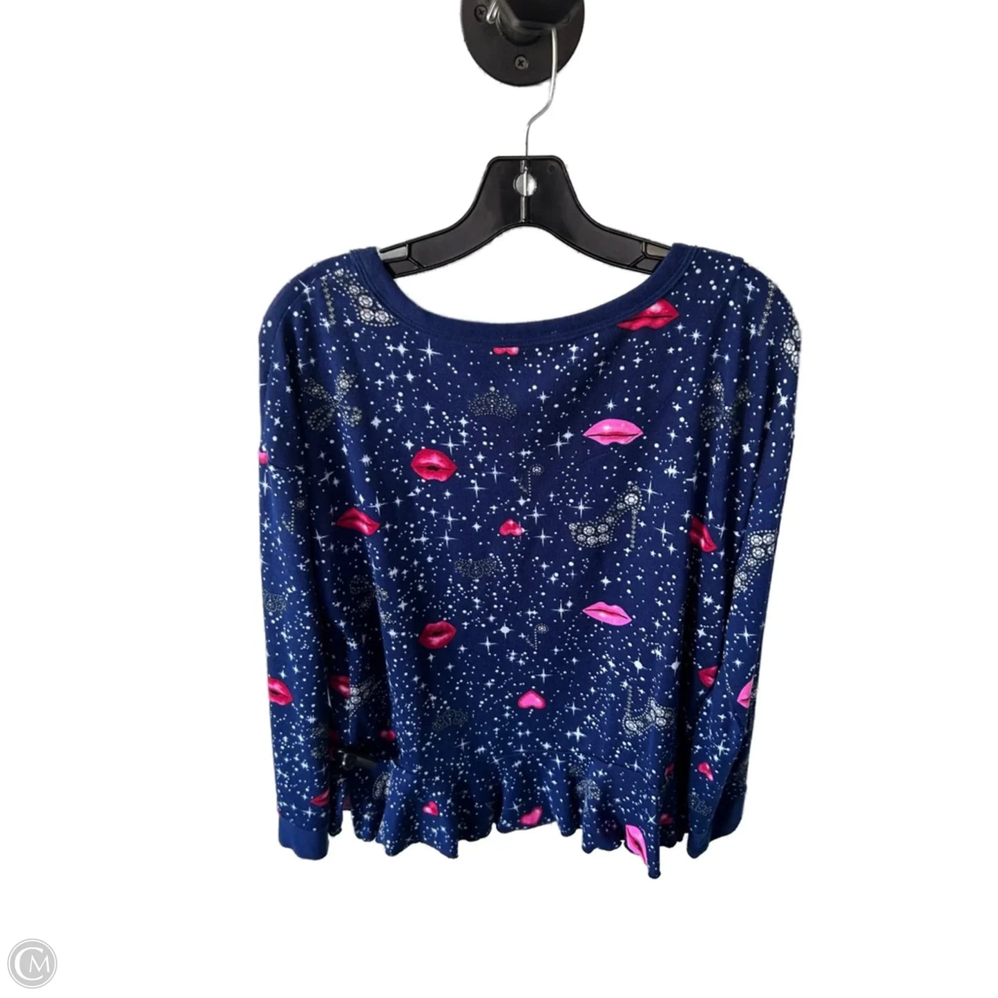 Pajamas 2pc By Betsey Johnson In Blue, Size: M