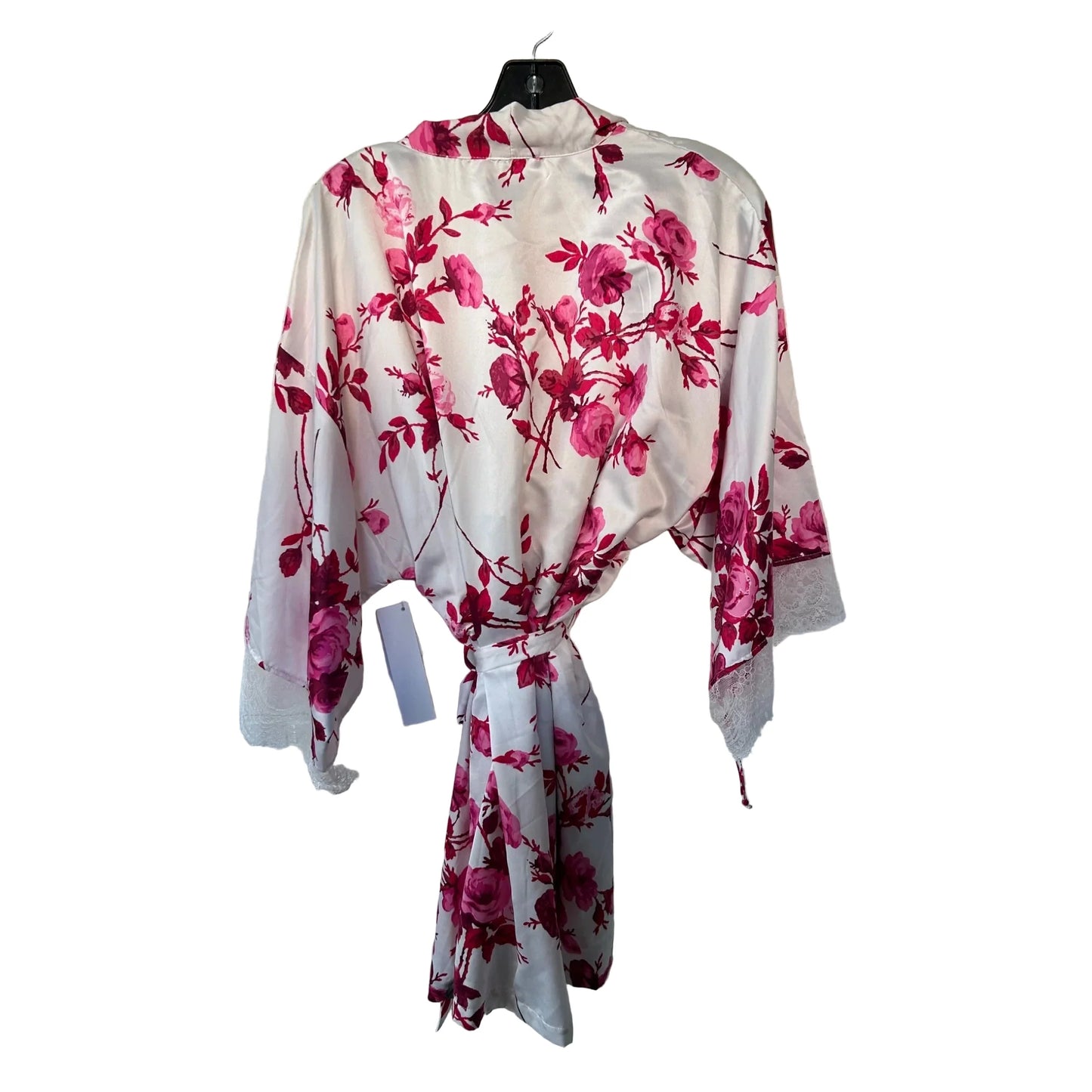 Pajamas 2pc By Clothes Mentor In Pink & White, Size: M