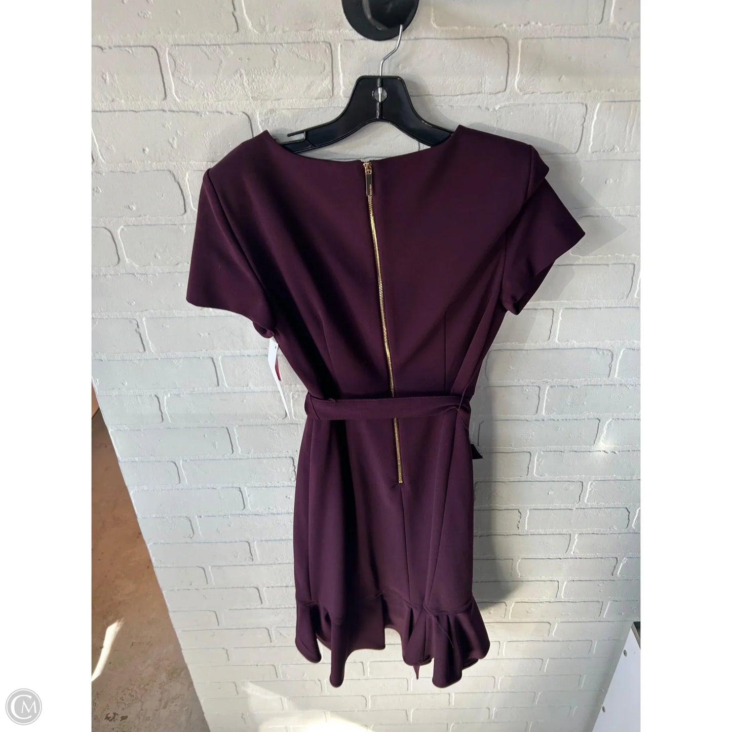 Dress Work By Calvin Klein In Purple, Size: S