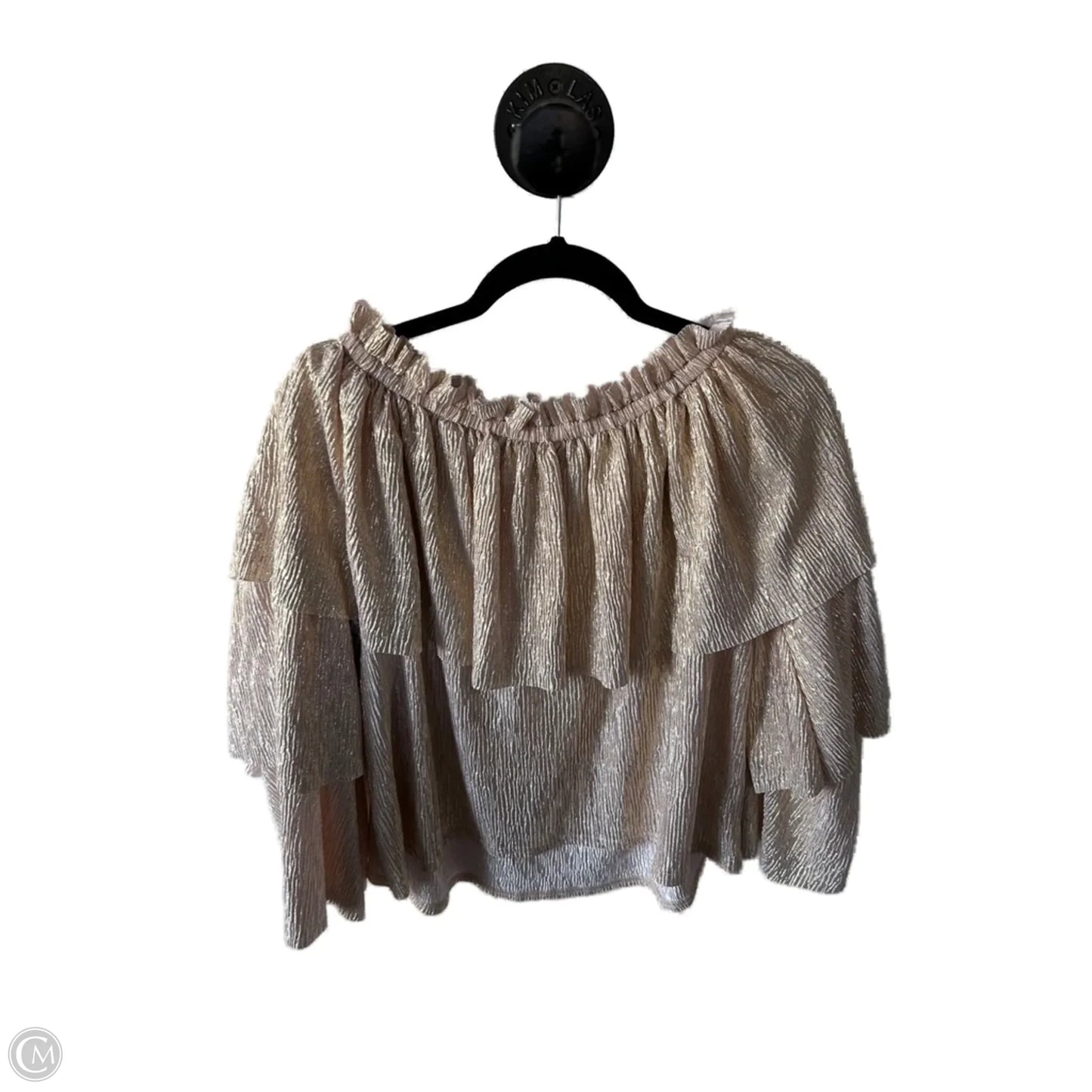 Top Long Sleeve By Cmb In Pink, Size: 1x