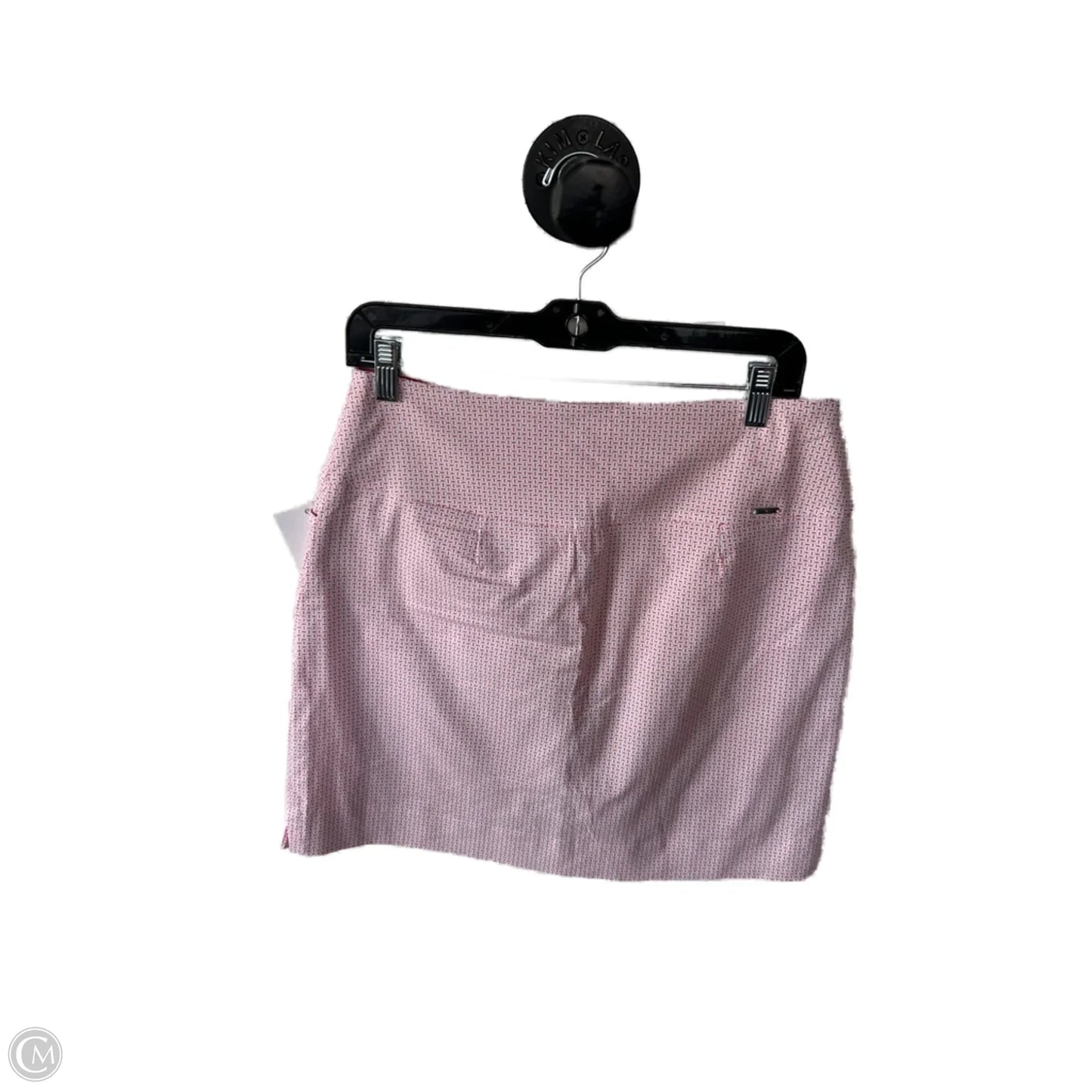 Skort By Sc & Co In Orange & White, Size: 8