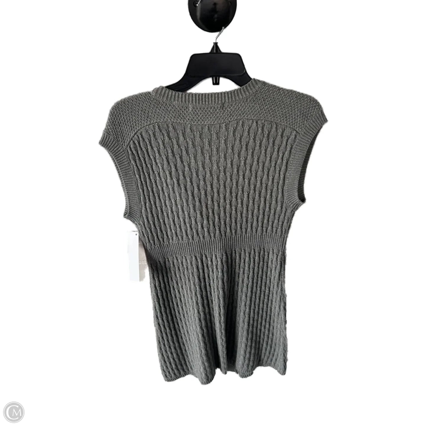 Vest Sweater By Eight Eight Eight In Grey, Size: S