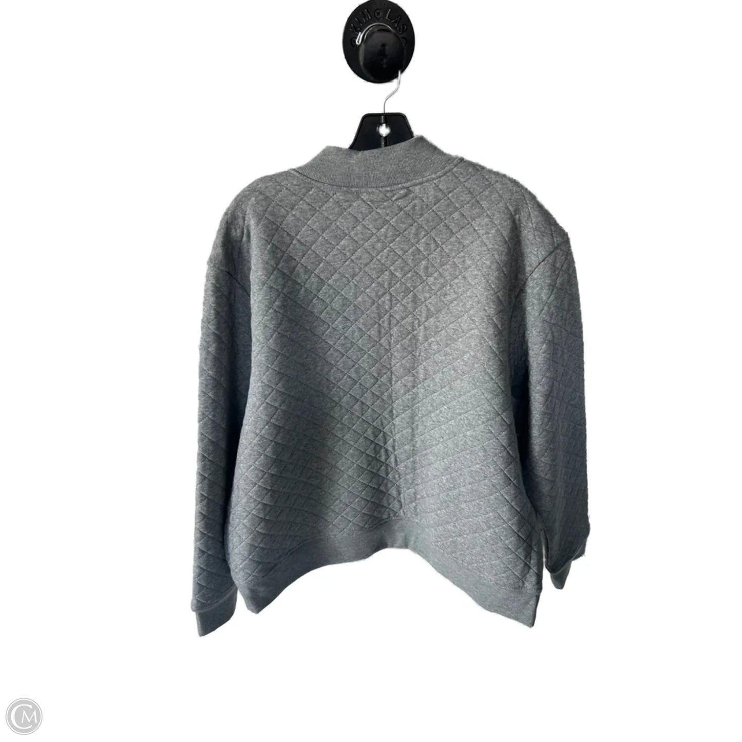 Sweatshirt Collar By Athletic Works In Grey, Size: 3x