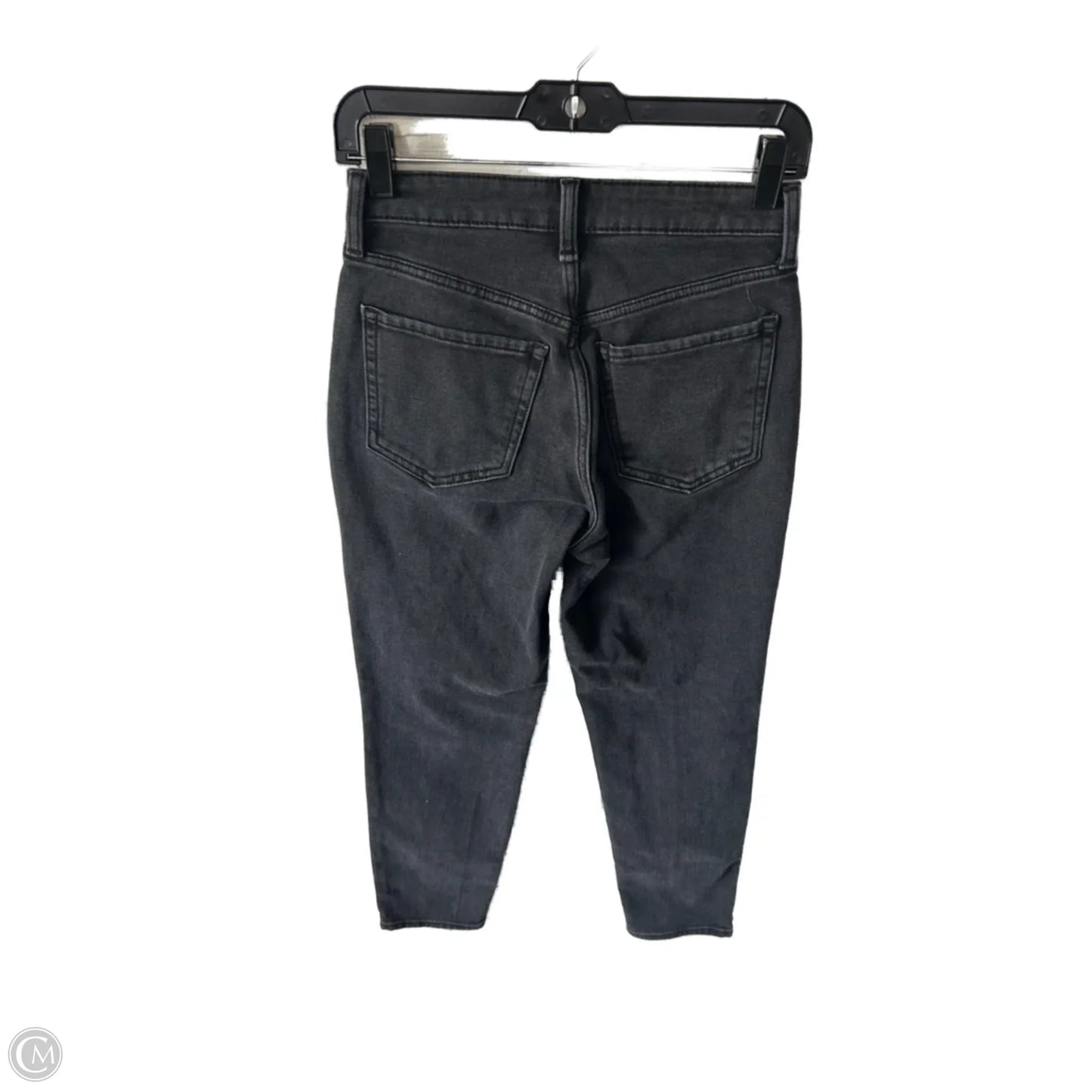 Jeans Straight By Old Navy In Black Denim, Size: 0