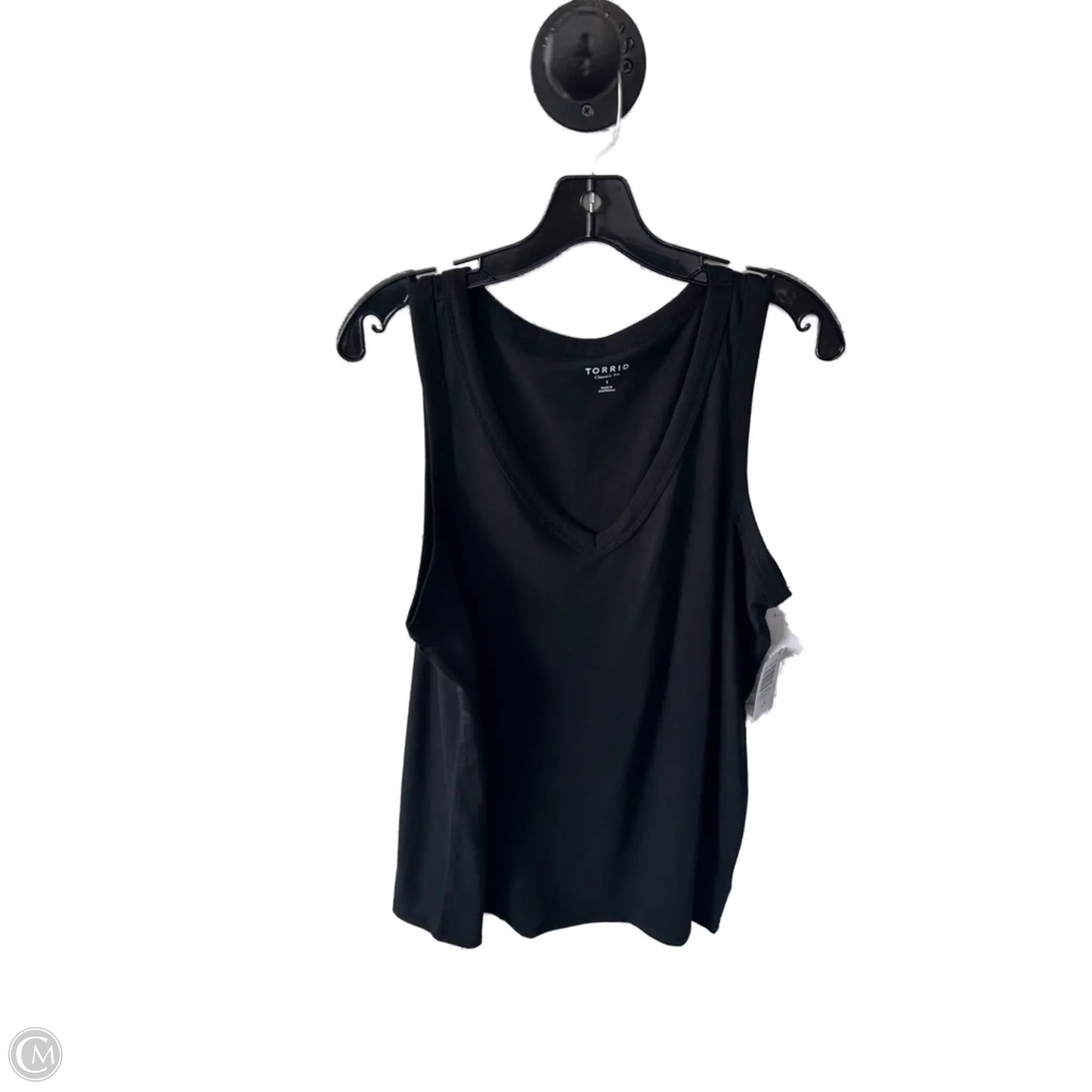 Top Sleeveless Basic By Torrid In Black, Size: 1x