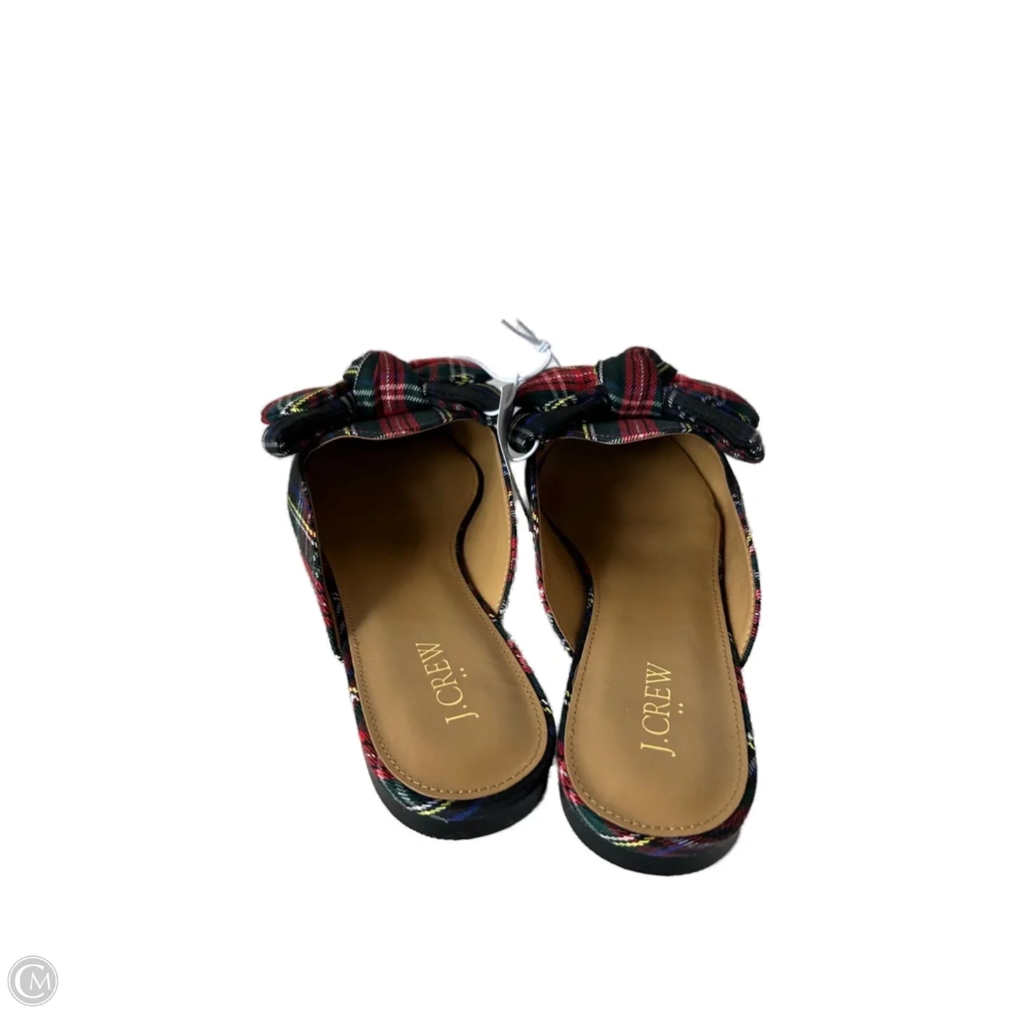 Shoes Flats By J. Crew In Black & Green, Size: 8.5