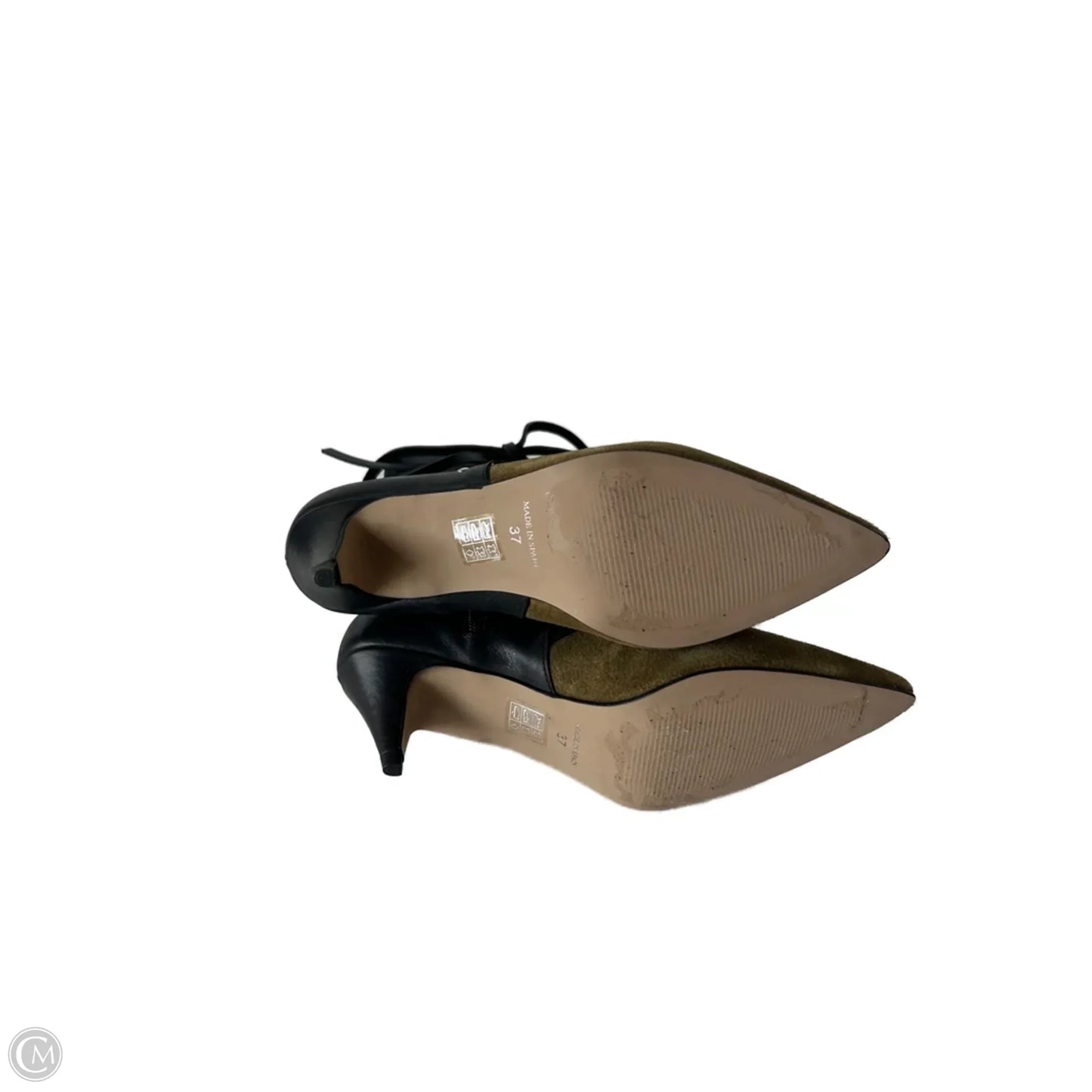 Boots Ankle Heels By Free People In Black & Green, Size: 6.5