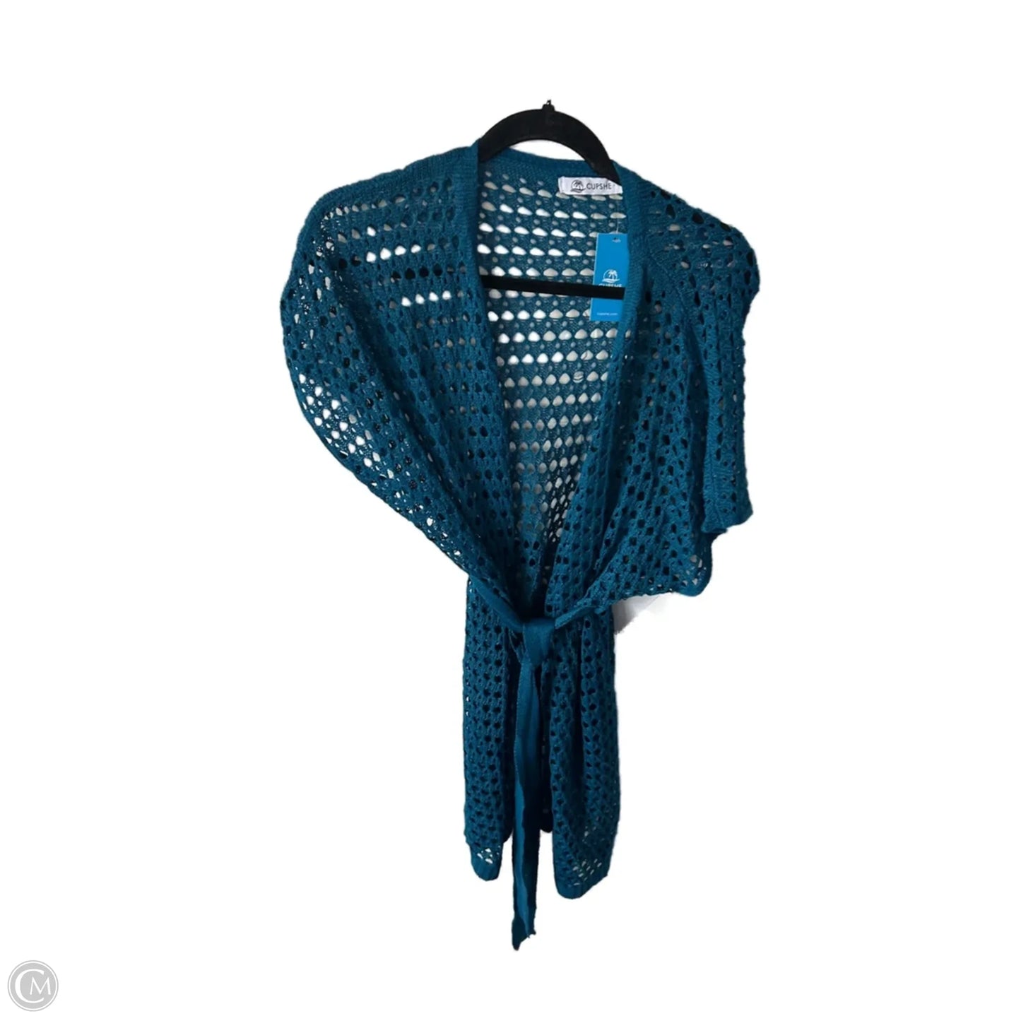 Sweater Cardigan By Cupshe In Blue, Size: L