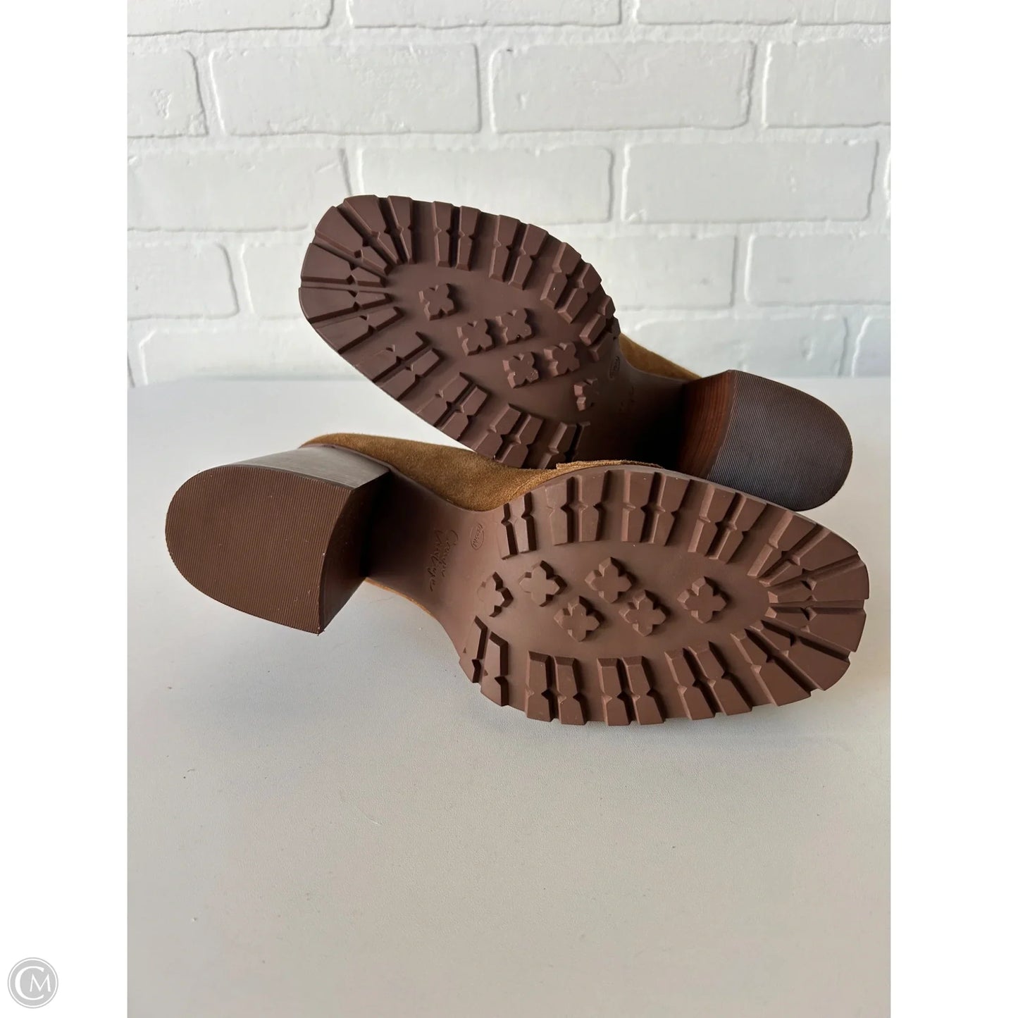 Shoes Heels Block By Crown Vintage In Brown, Size: 8.5