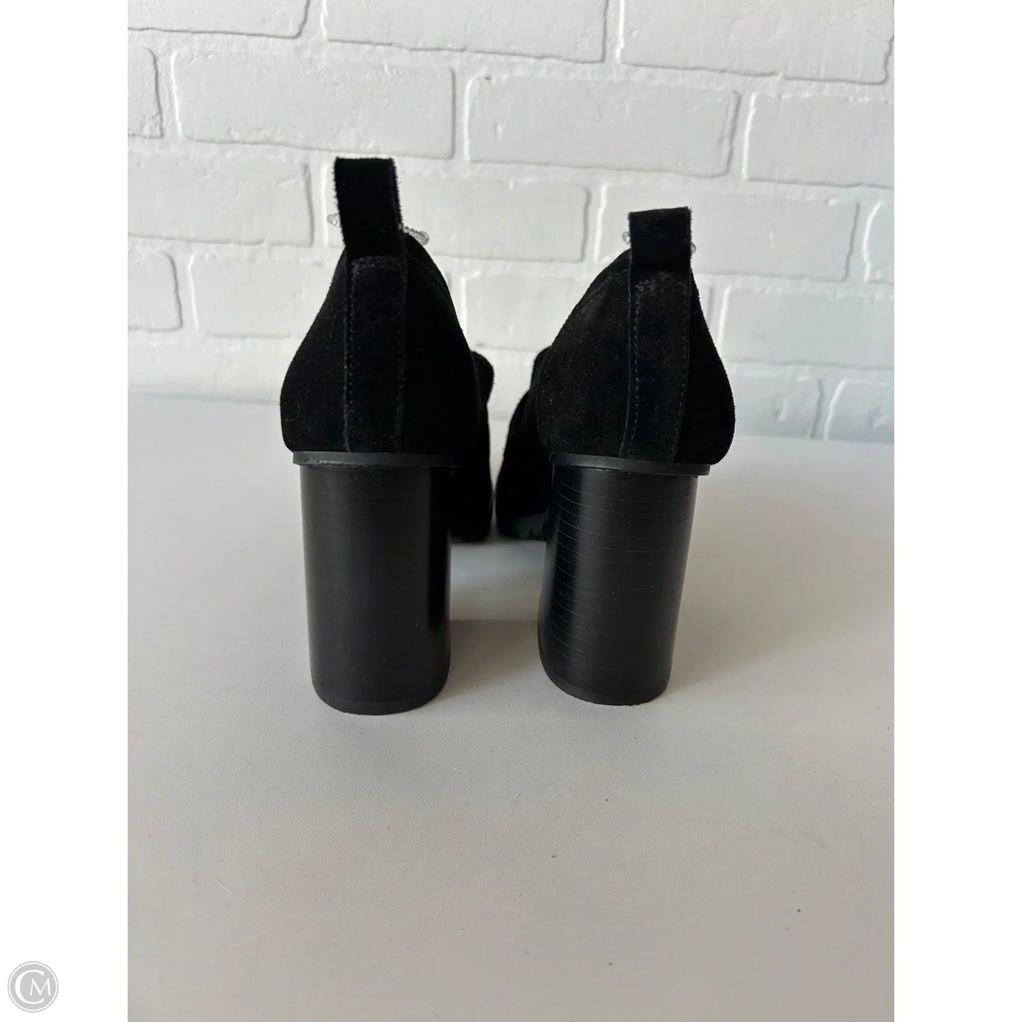 Shoes Heels Block By Crown Vintage In Black, Size: 8.5