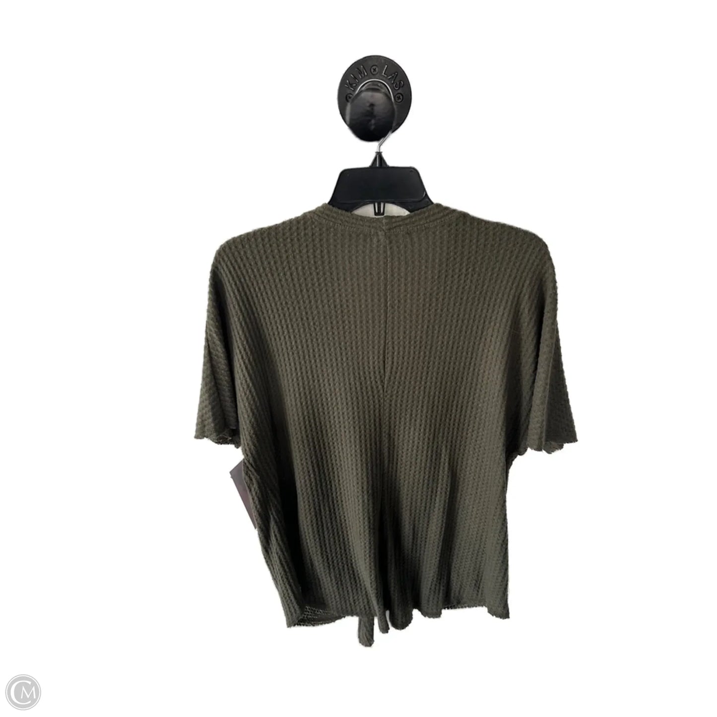 Top Short Sleeve By Socialite In Green, Size: L