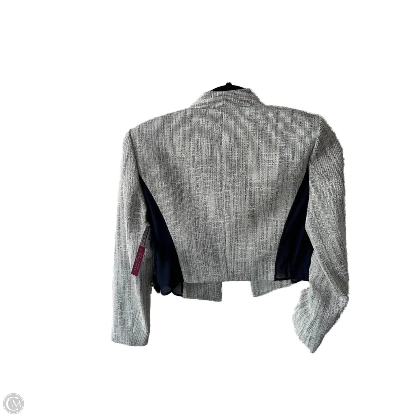 Blazer By T Tahari In Blue & Grey, Size: S