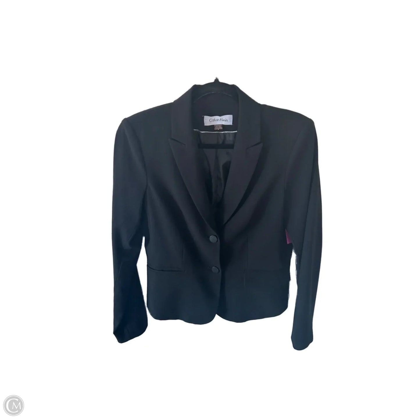 Blazer By Calvin Klein In Black, Size: S