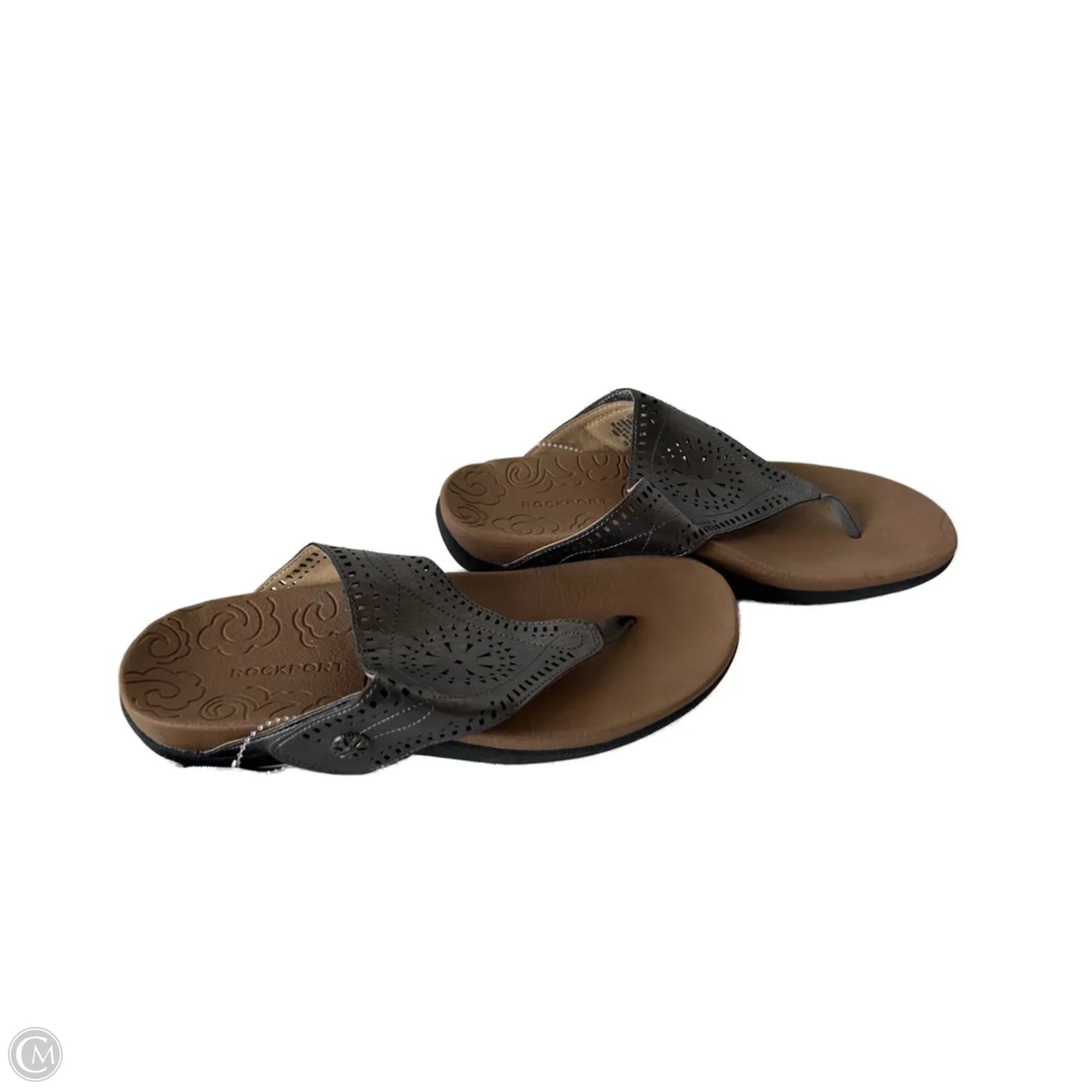 Sandals Flats By Rockport In Black & Brown, Size: 9