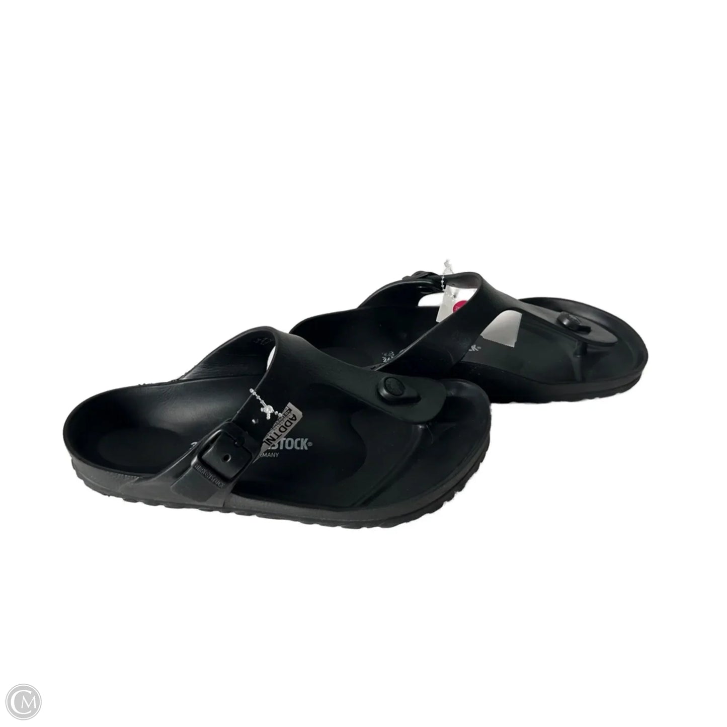 Sandals Flats By Birkenstock In Black, Size: 7
