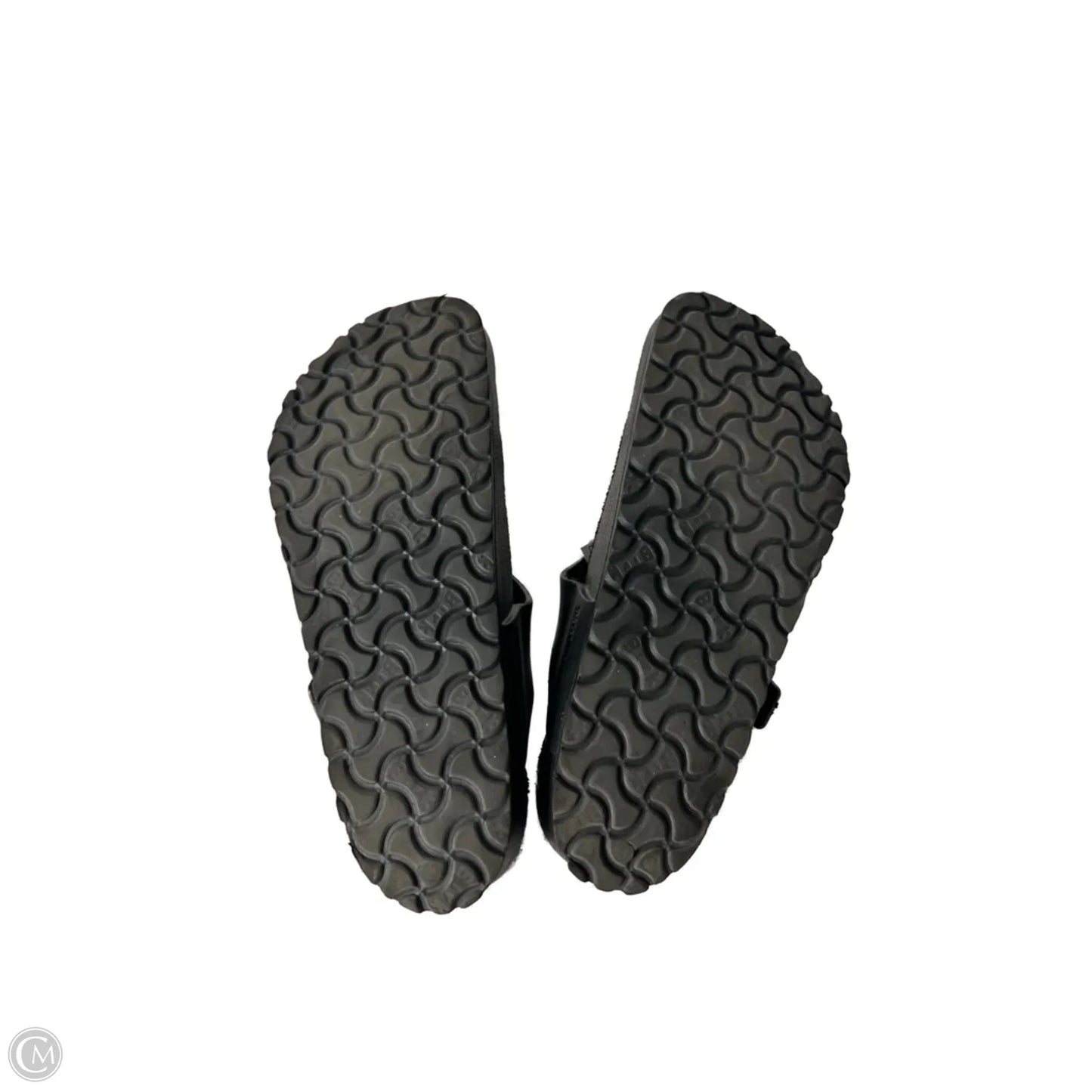 Sandals Flats By Birkenstock In Black, Size: 7