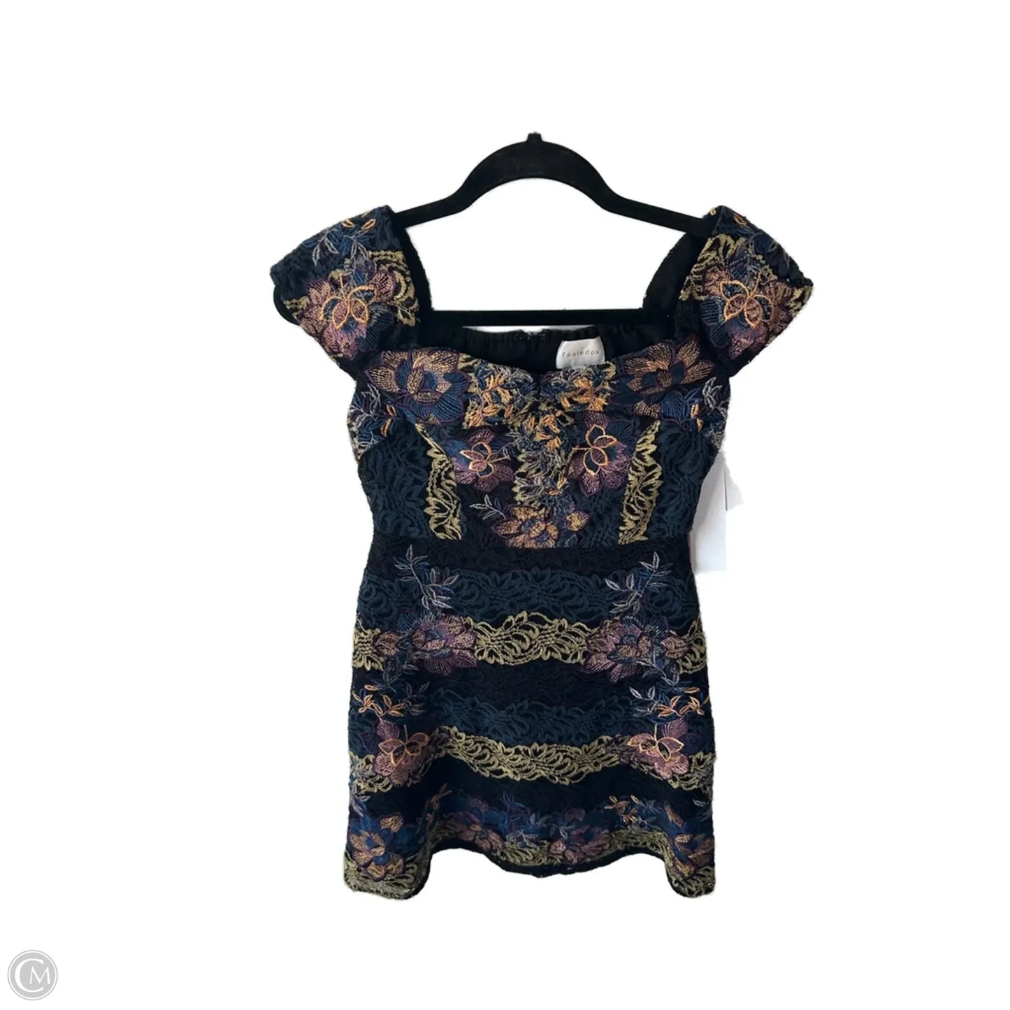 Dress Party Short By Cmc In Black & Blue, Size: Xs