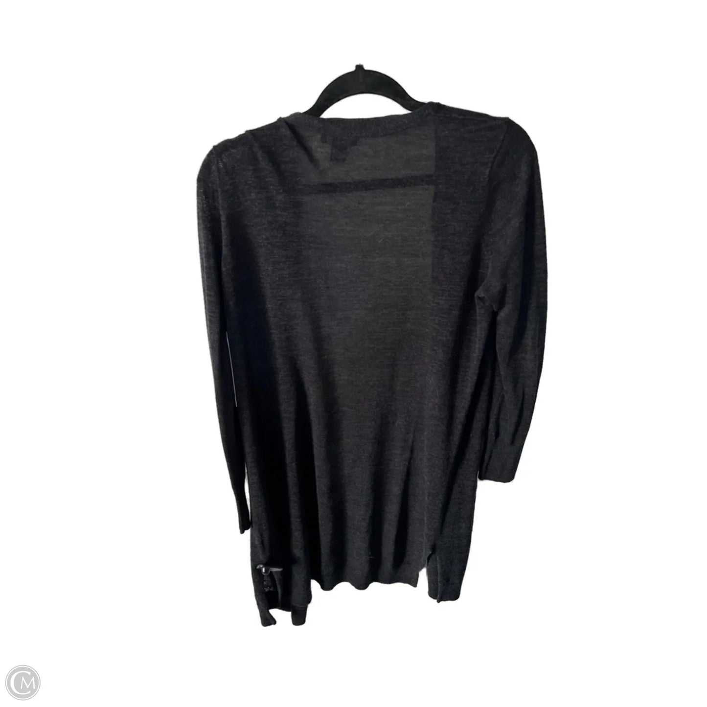 Sweater Cardigan By Halogen In Black, Size: M