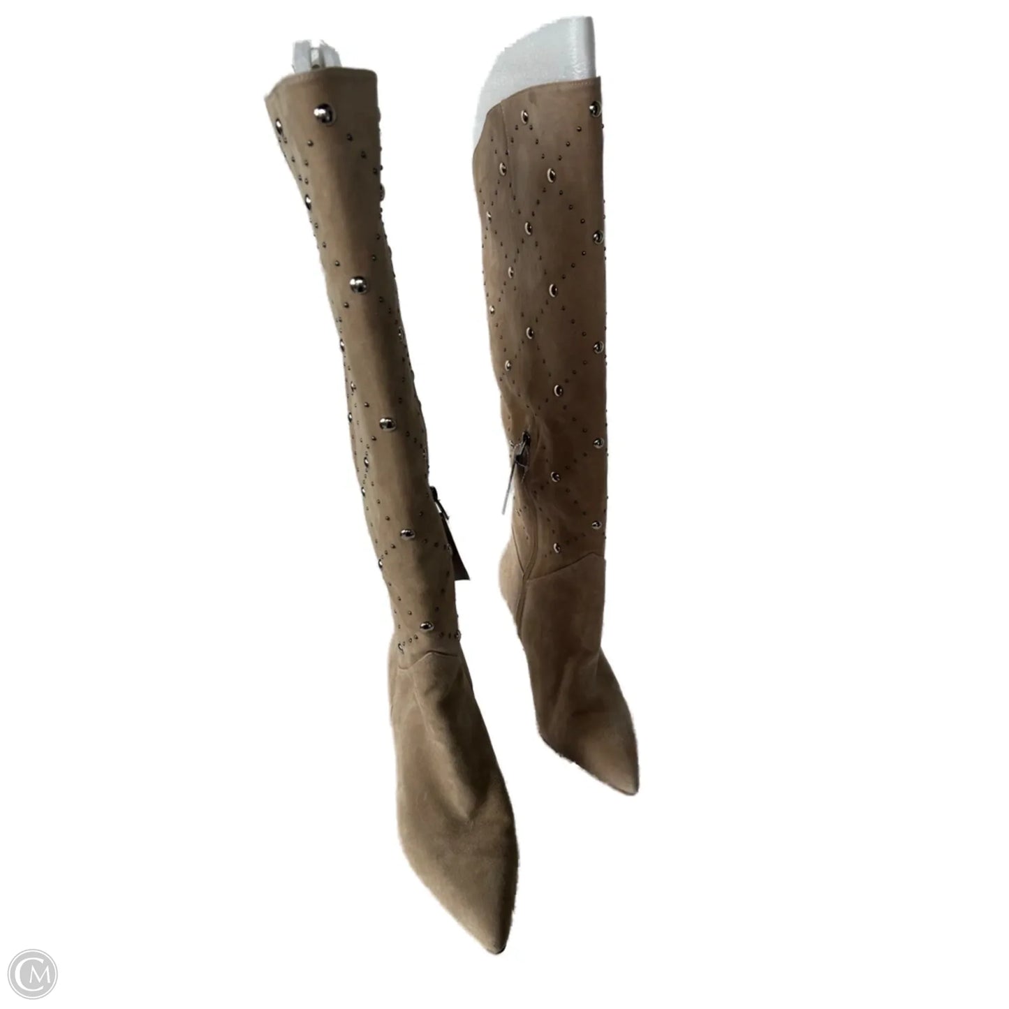 Boots Knee Heels By Vince Camuto In Tan, Size: 10
