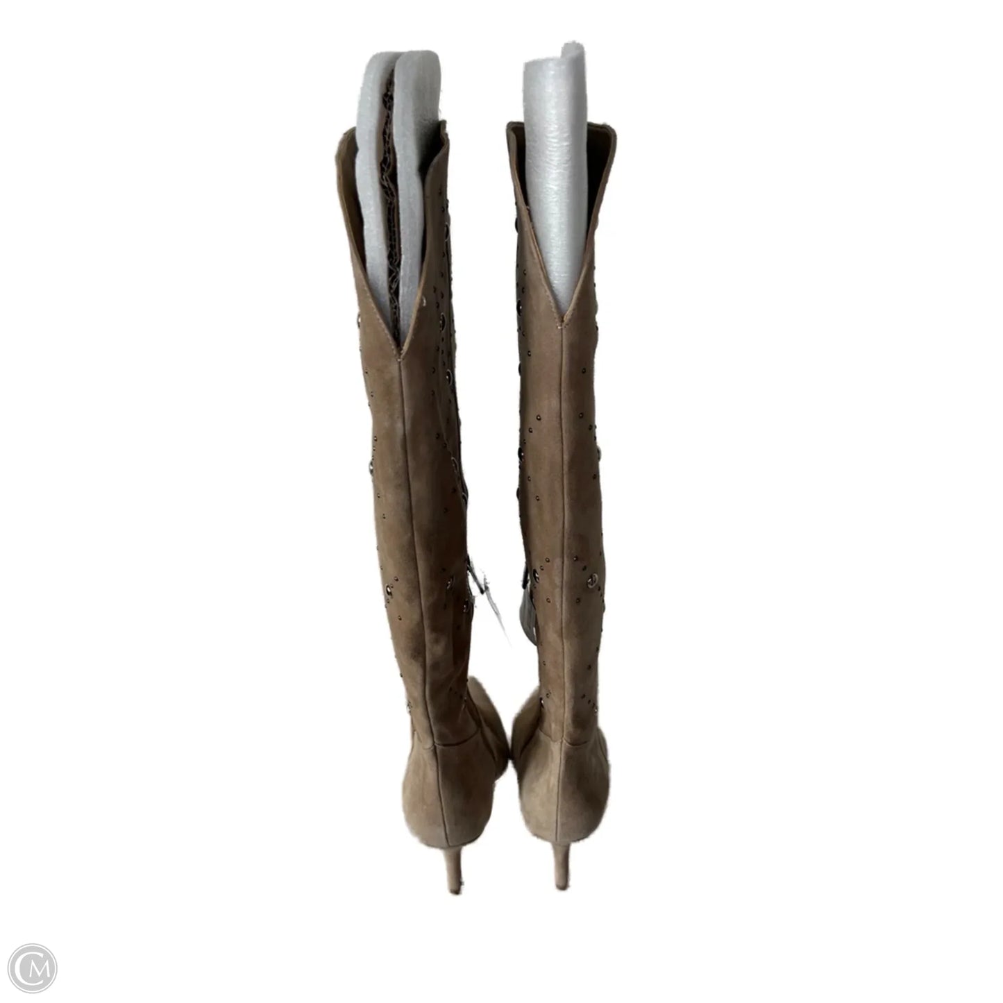 Boots Knee Heels By Vince Camuto In Tan, Size: 10