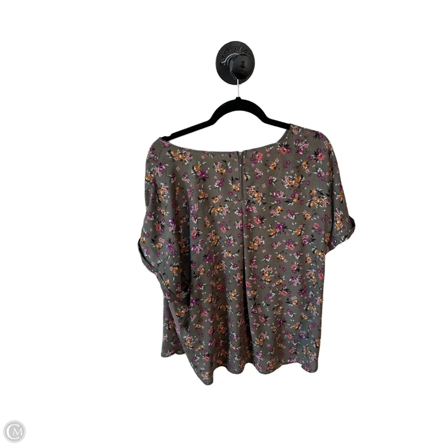 Top Short Sleeve By Maurices In Brown, Size: Xxl