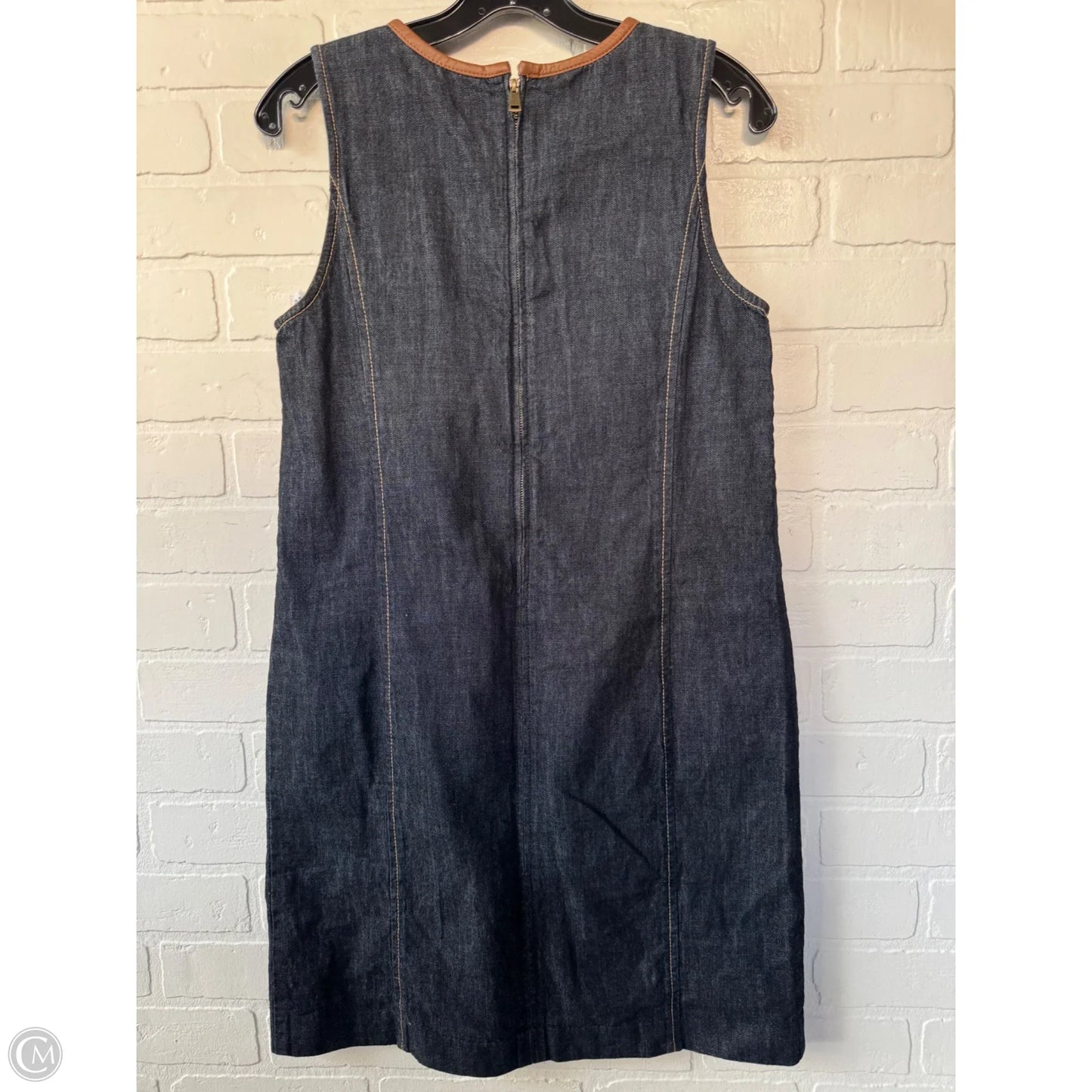 Dress Casual Short By Lauren By Ralph Lauren In Blue Denim, Size: Mp