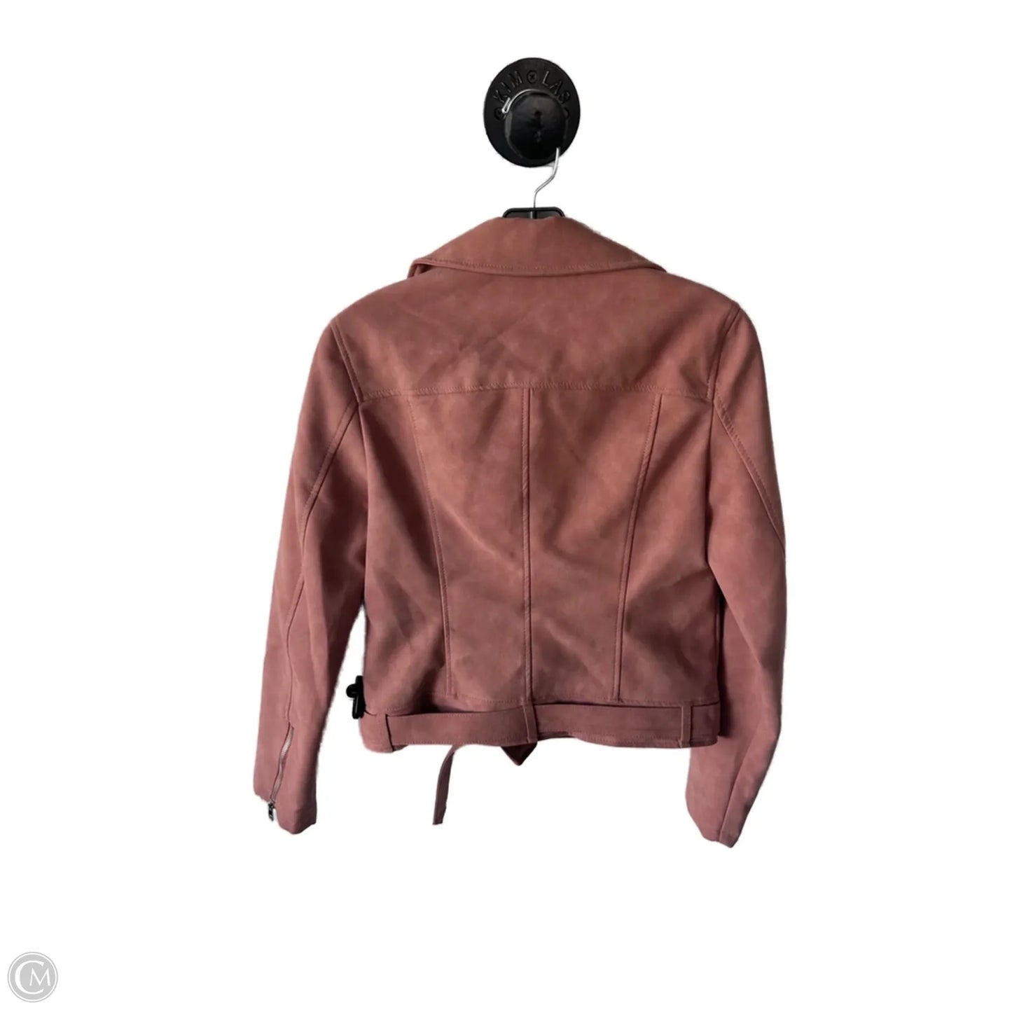 Jacket Moto By Forever 21 In Pink, Size: M