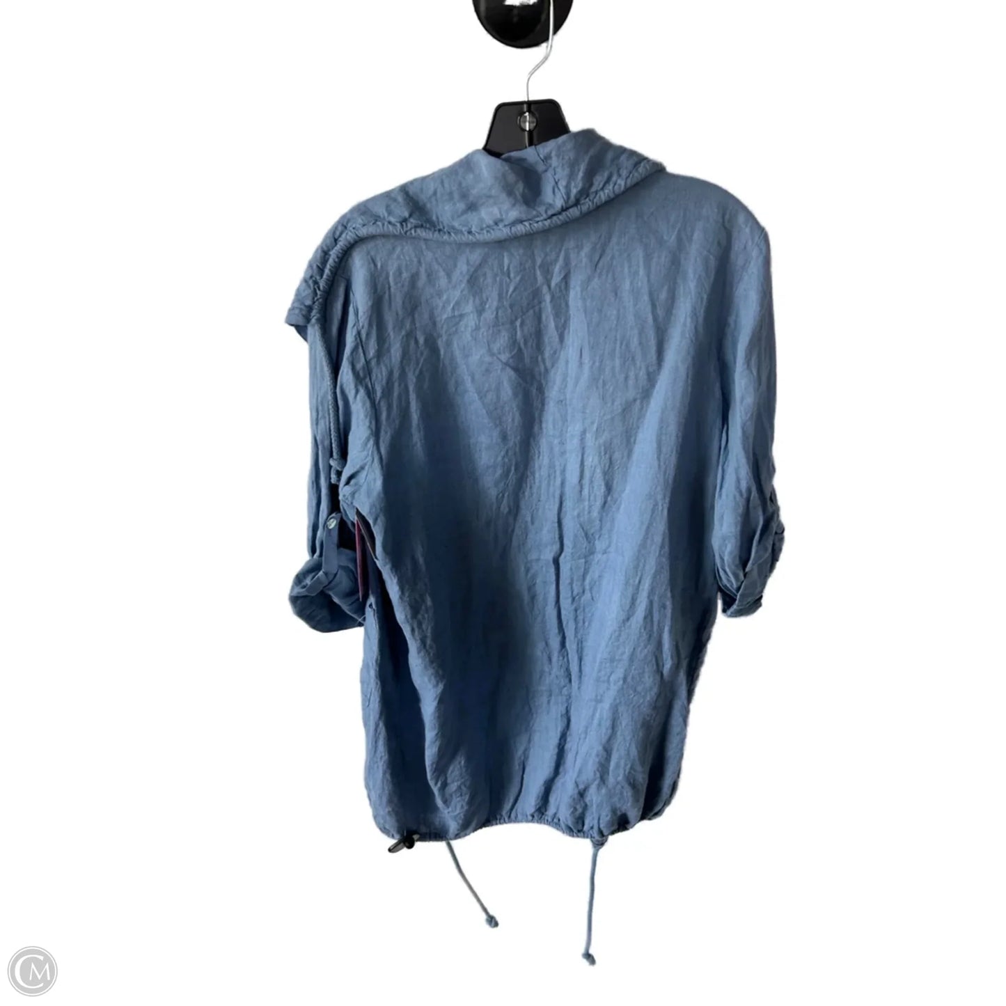 Jacket Utility By Clothes Mentor In Blue, Size: M