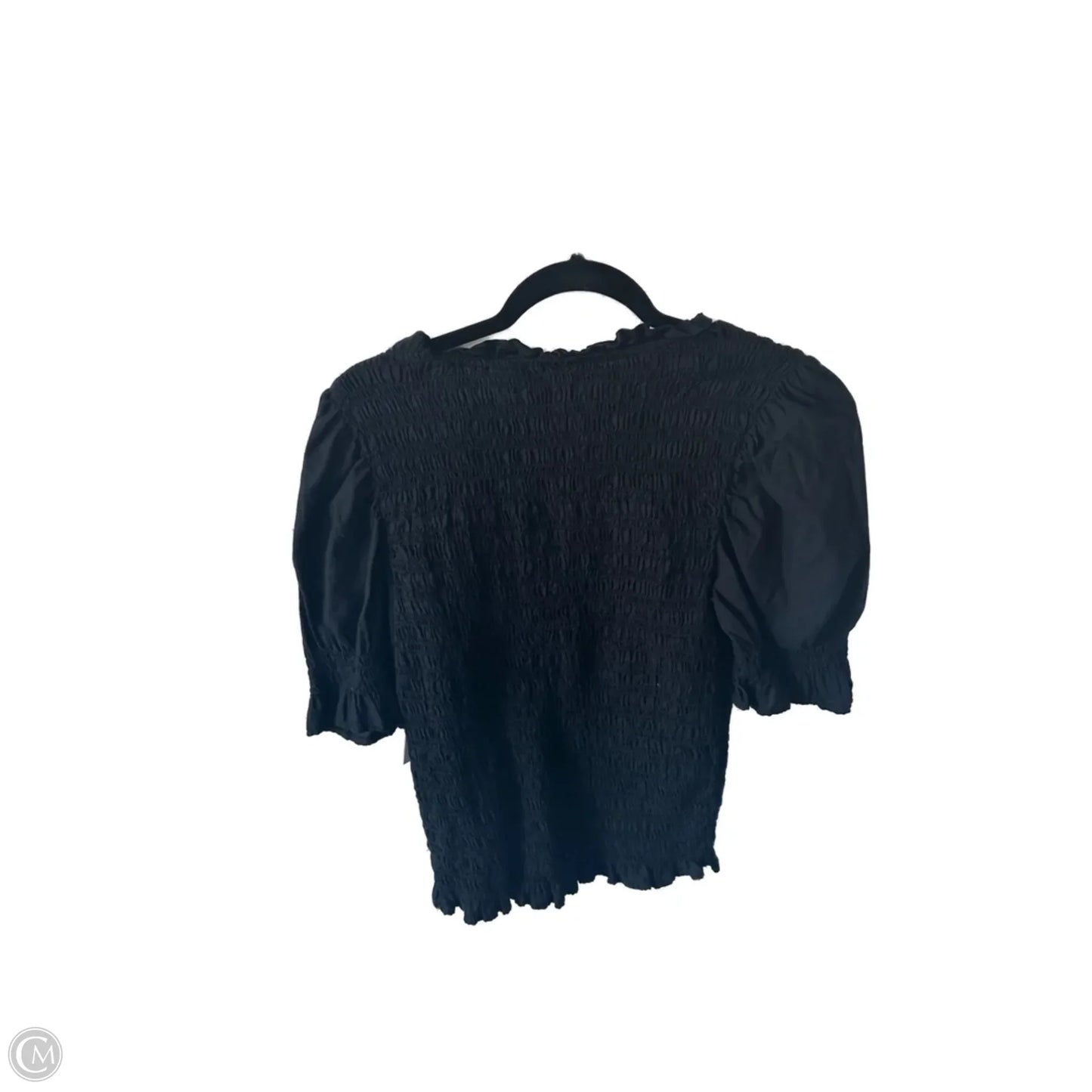 Top Short Sleeve By Gap In Black, Size: M