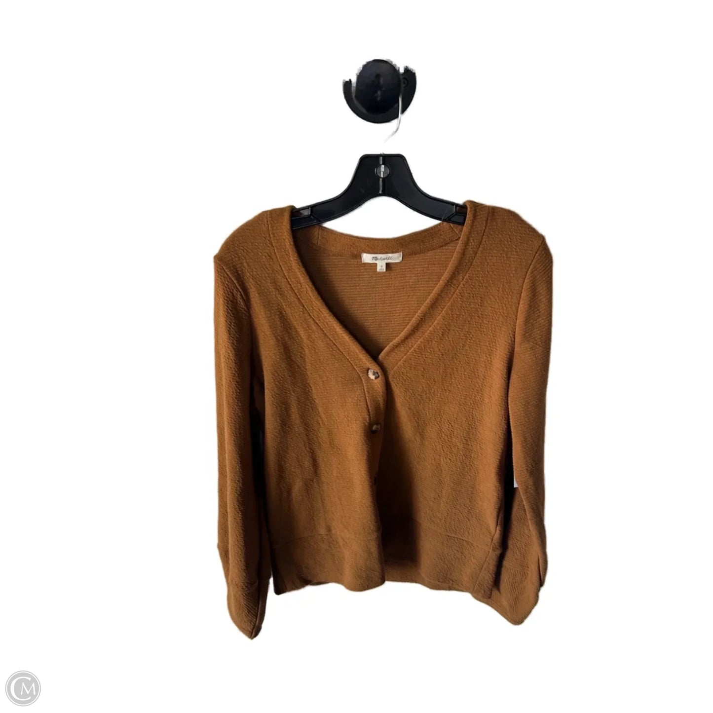 Top Long Sleeve By Madewell In Brown, Size: S