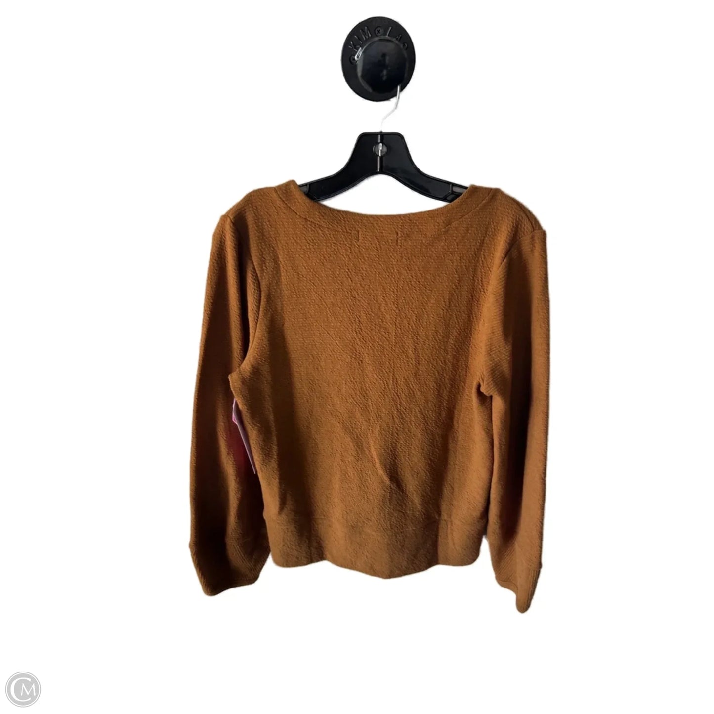 Top Long Sleeve By Madewell In Brown, Size: S