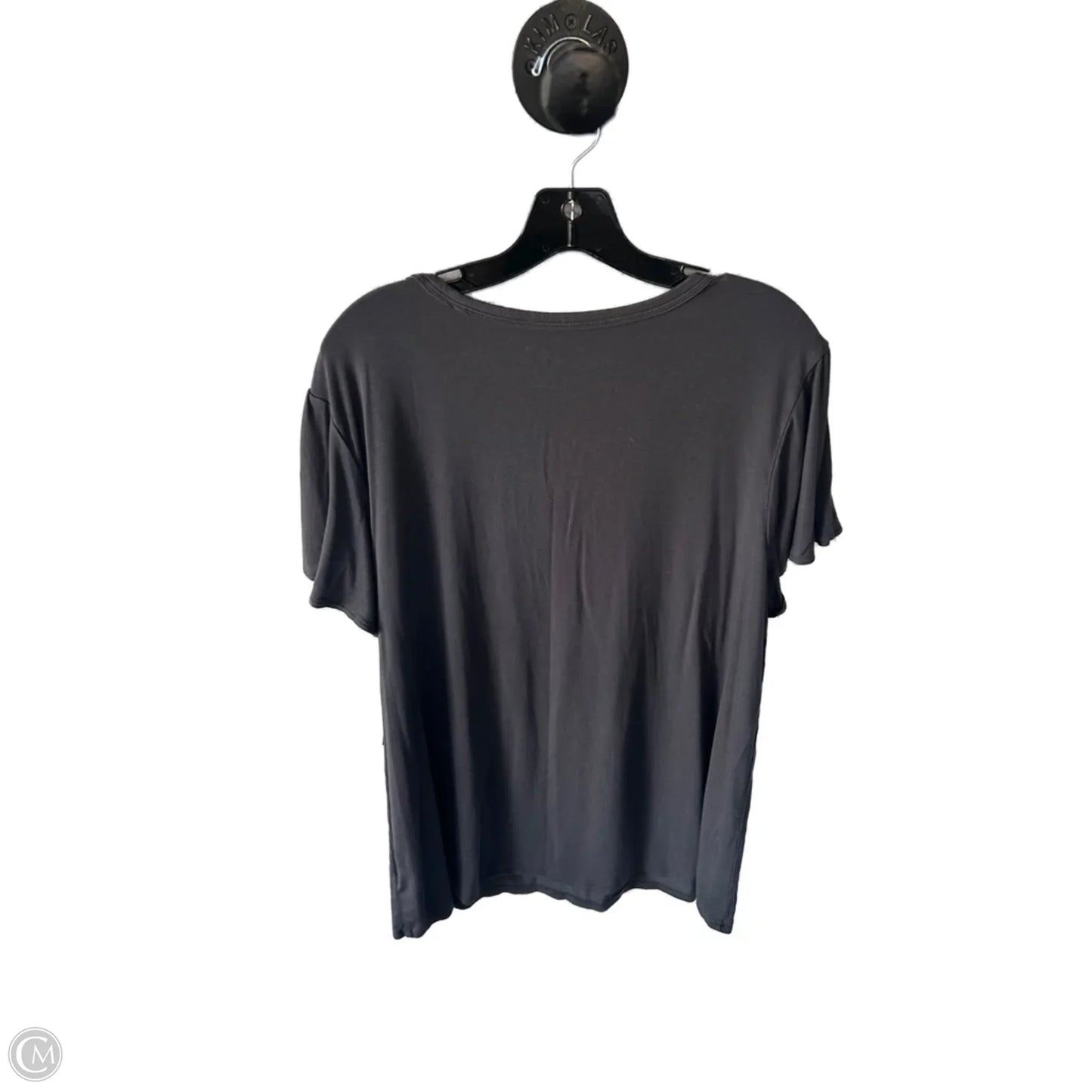 Top Short Sleeve Basic By Maurices In Grey, Size: Xxl