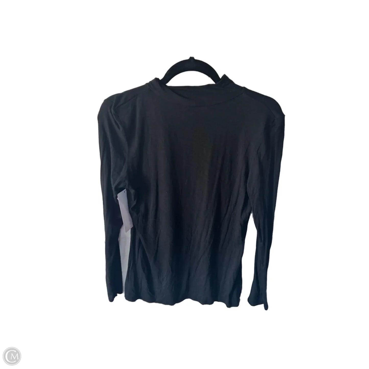 Top Long Sleeve Basic By Jones New York In Black, Size: L